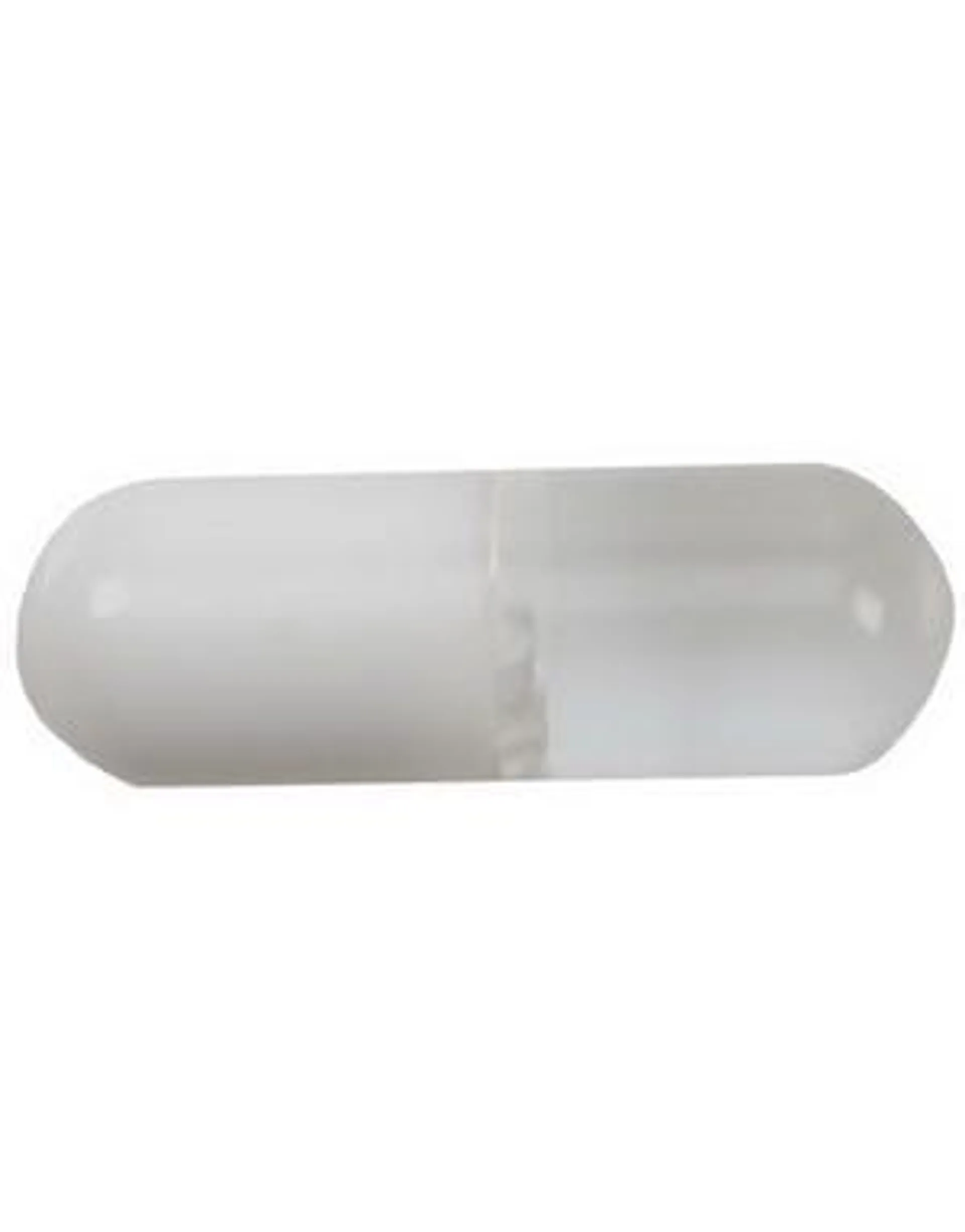 Pille Hvit - 5x15 mm Akrylkule til 1,6 mm stang