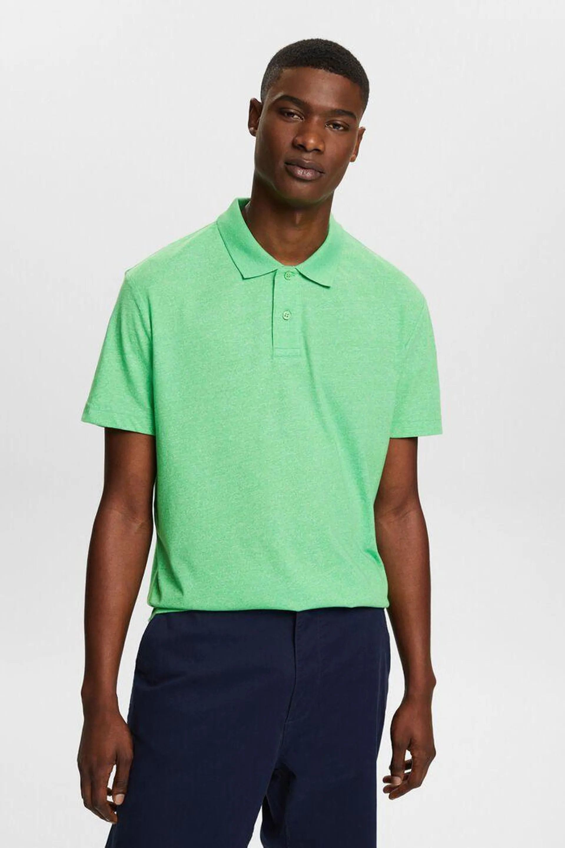 Melange Polo Shirt