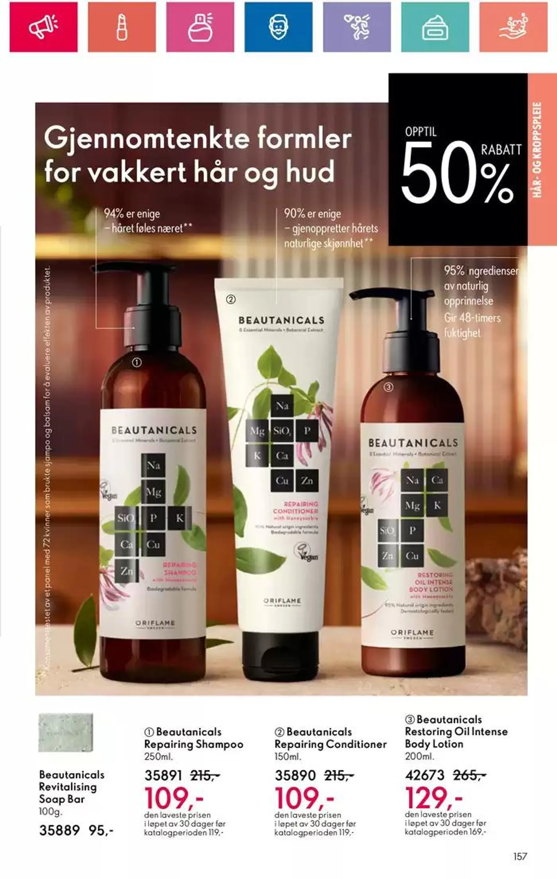 ORIFLAME Kundeavis fra 24. oktober til 7. november 2024 - kundeavisside 157