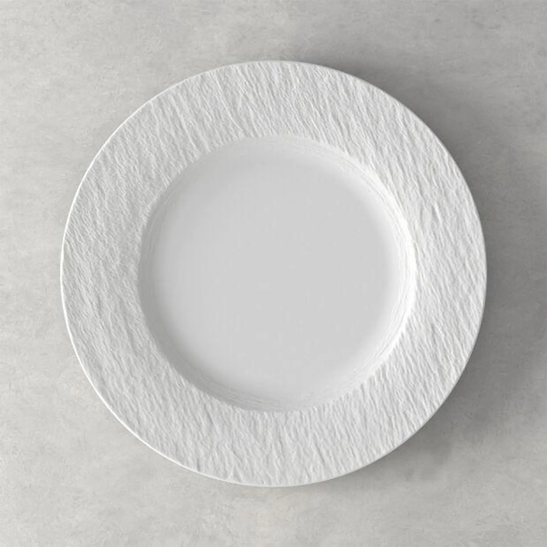 Manufacture Rock Blanc dinner plate