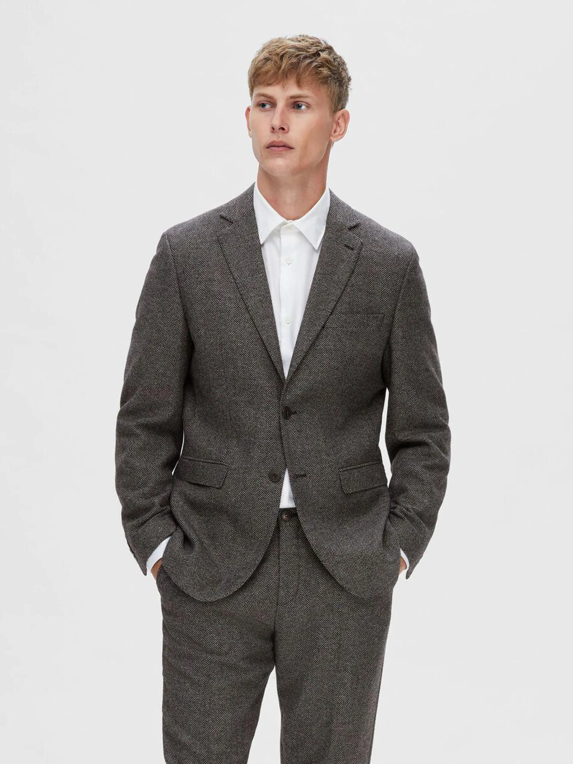FISKEBENSMØNSTER BLAZER