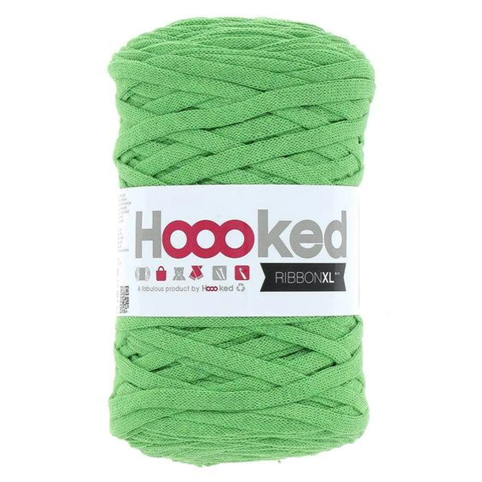 Hooked Ribbon XL garn 250 g grønn – RXL30 Salad green