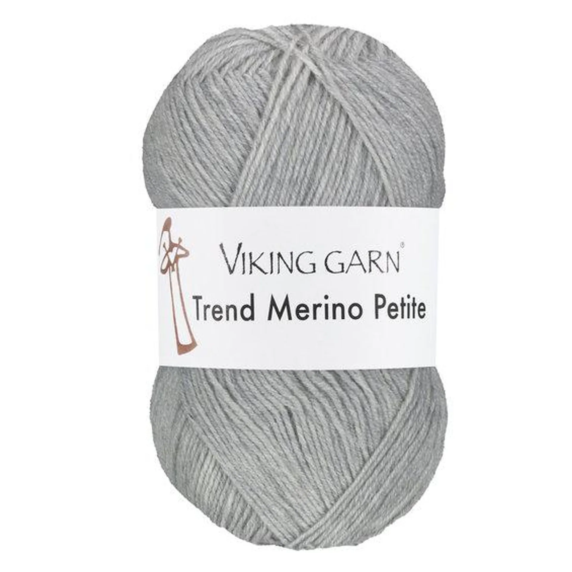 Viking Garn Trend Merino Petite 50 g lysegrå 313