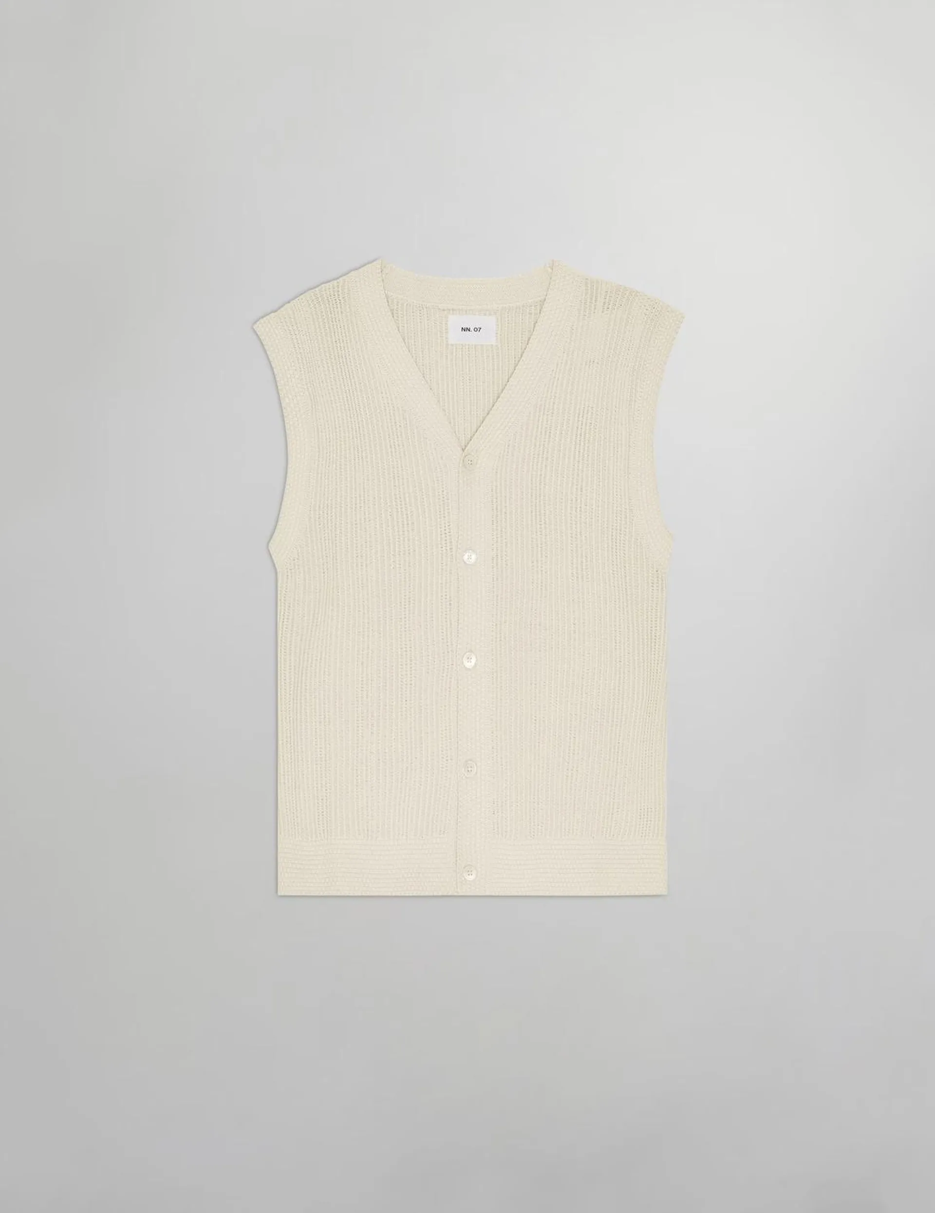 Reece 6600 Knitted Vest Ecru