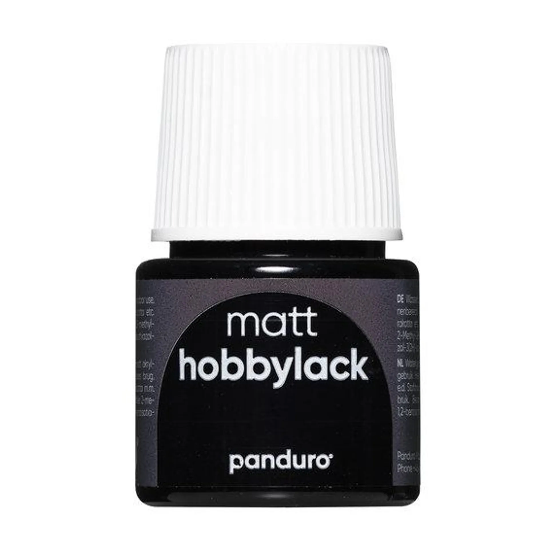 Hobbylakk matt Black 45 ml
