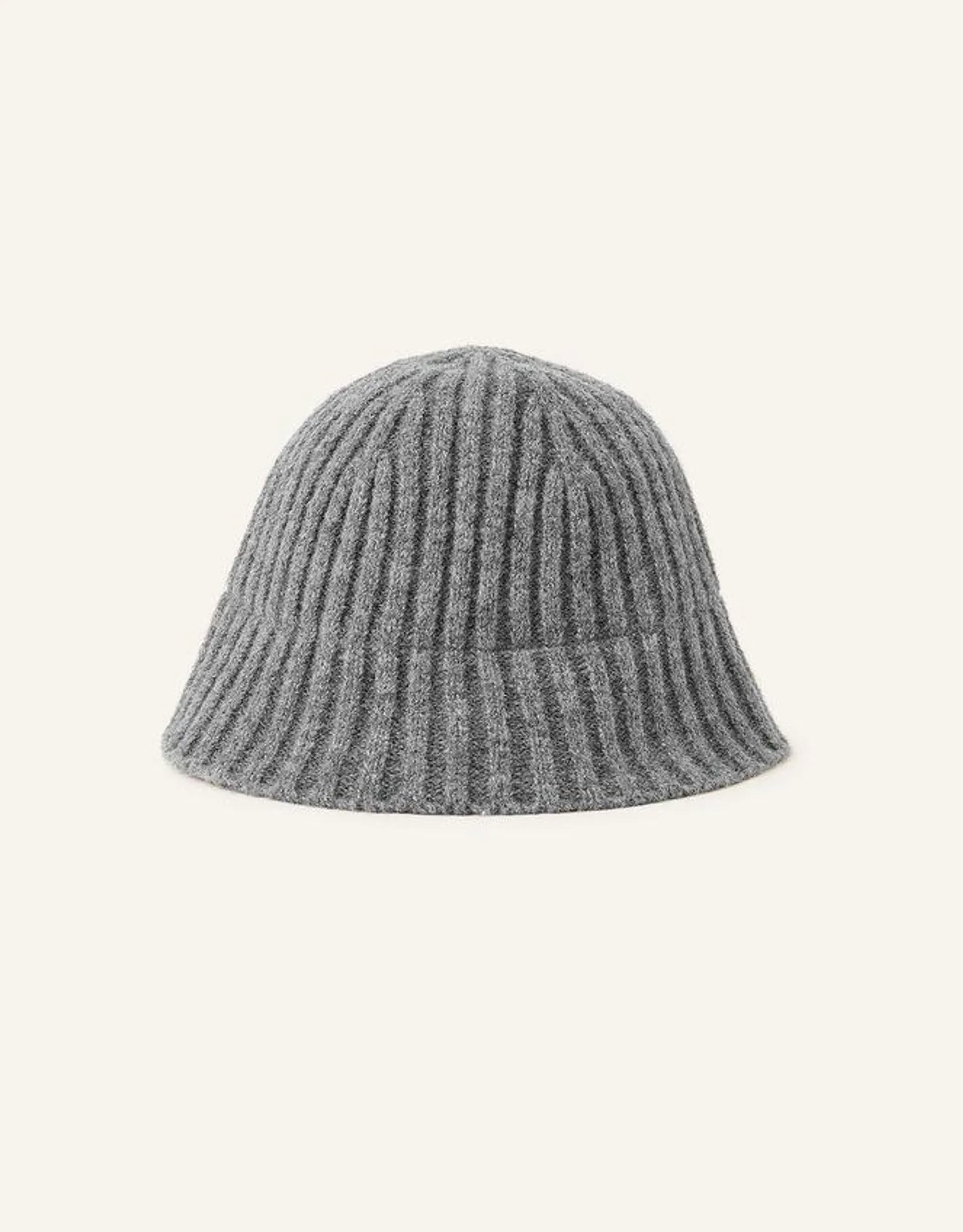 Knit Bucket Hat Grey