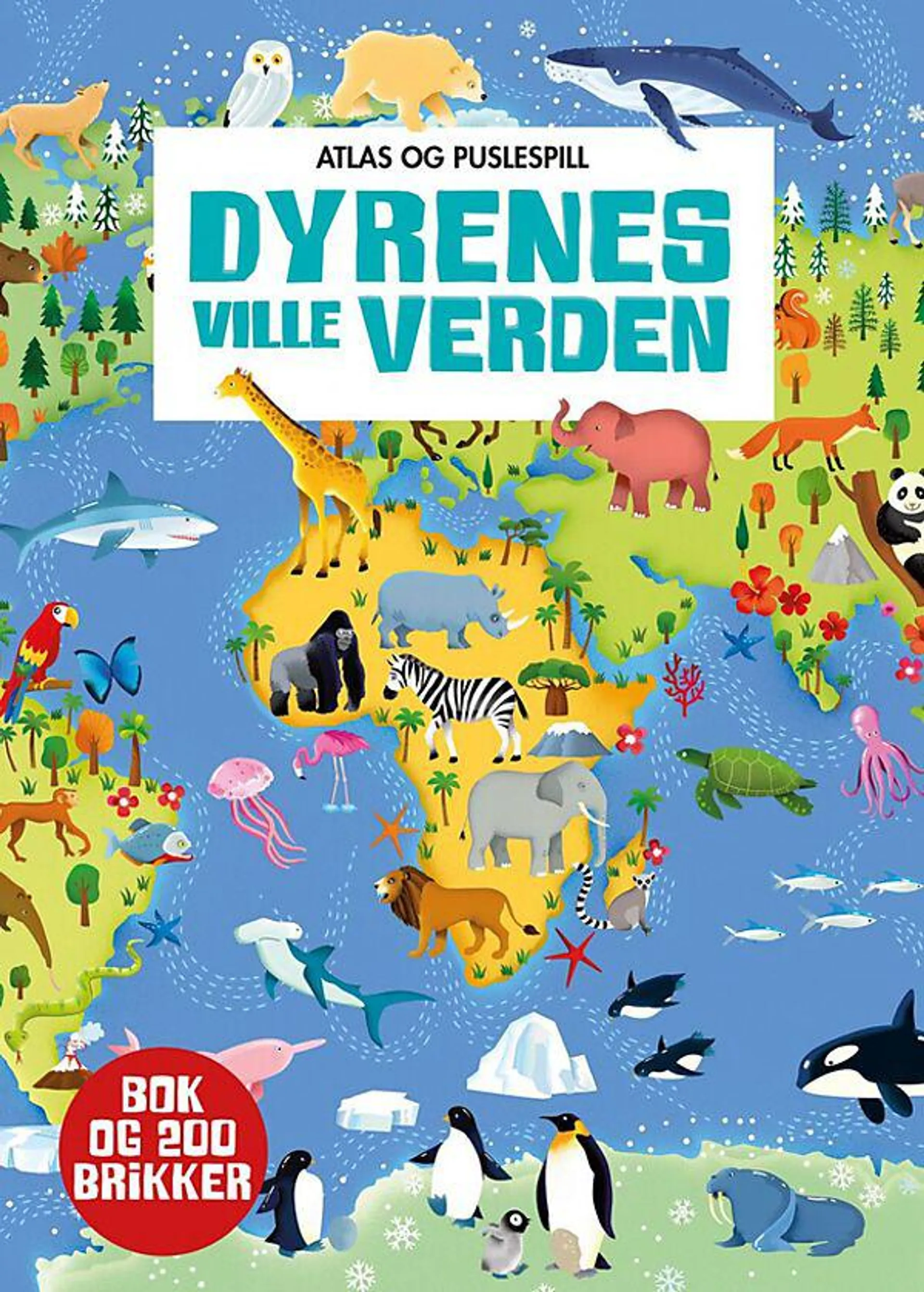 Puslespill, Dyrenes ville verden atlas