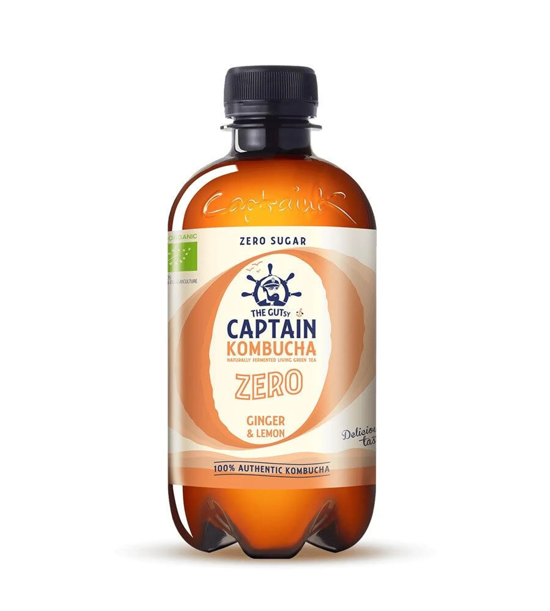 Captain Kombucha Zero Ginger Lemon