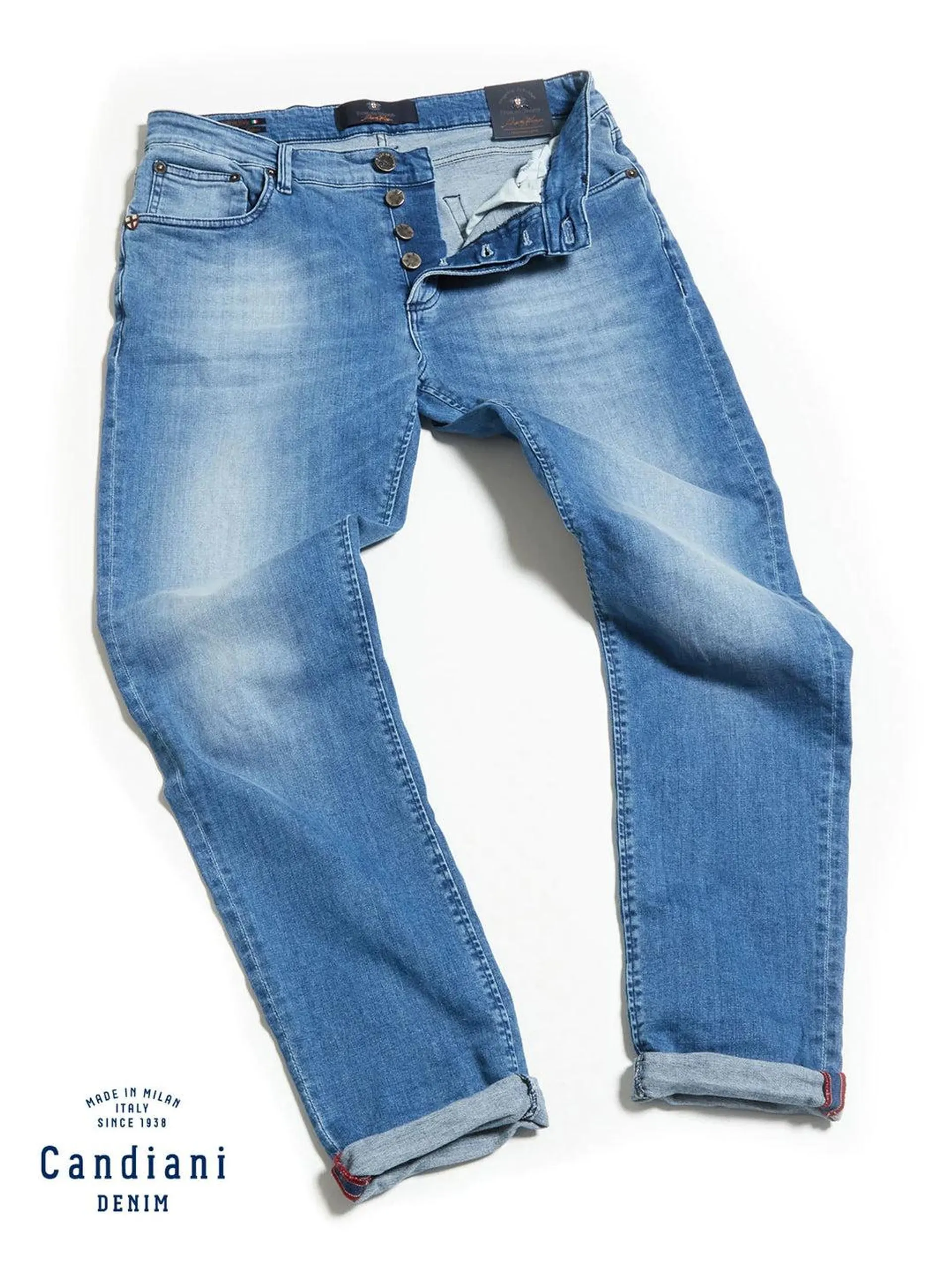 VINCI LIGHT JEANS Blå