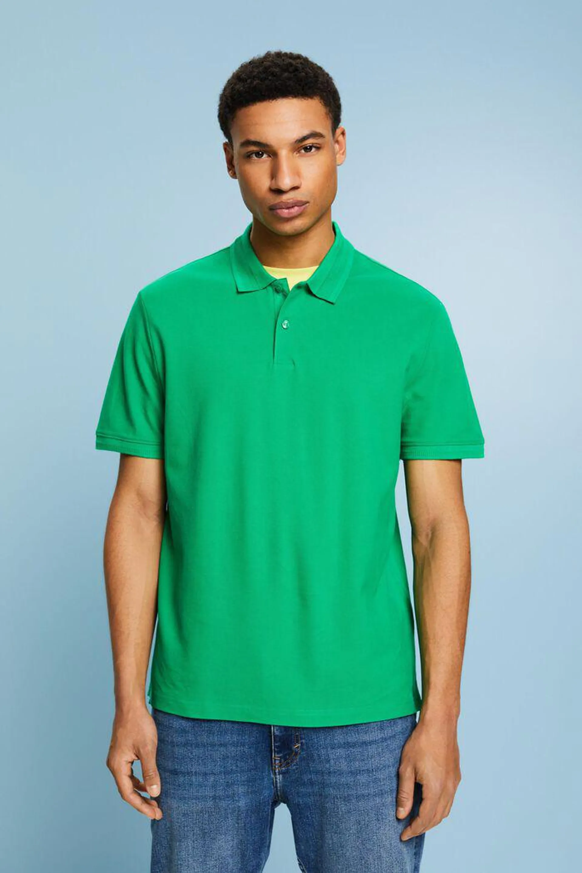 Cotton Pique Polo Shirt