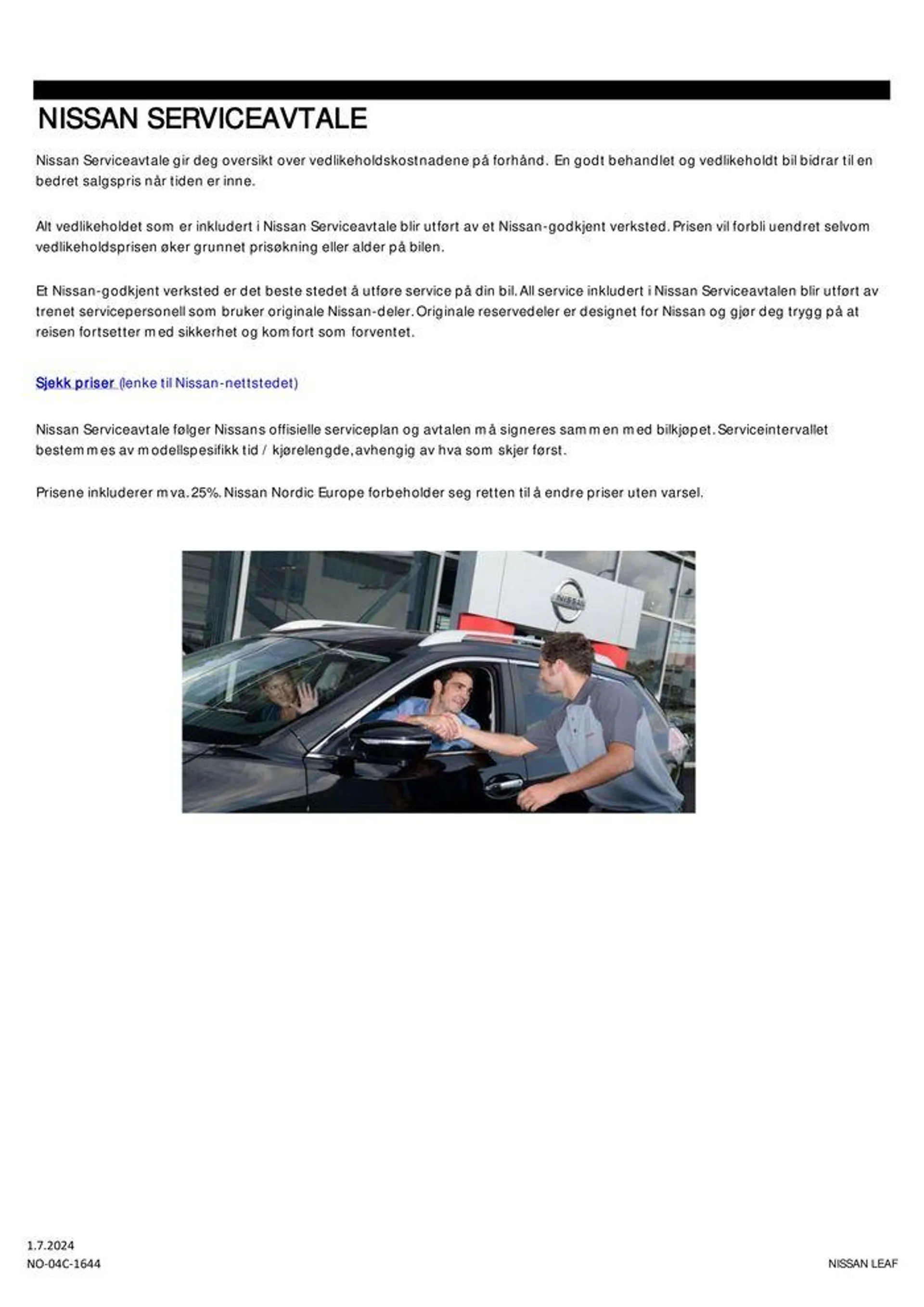 Nissan LEAF fra 2. juli til 2. juli 2025 - kundeavisside 15