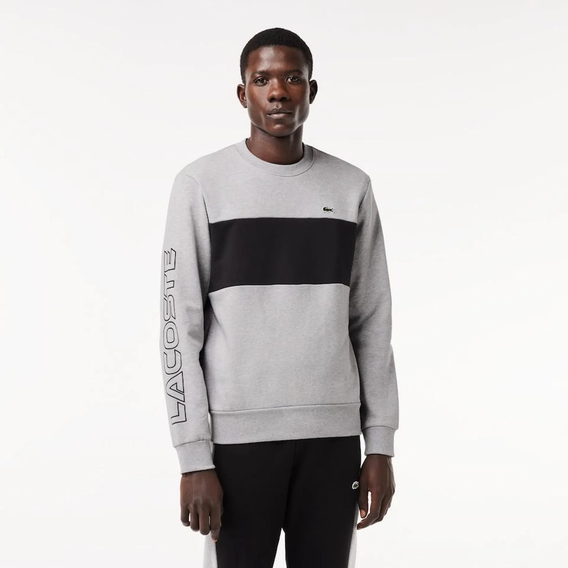 Crew Neck Colorblock Sweatshirt