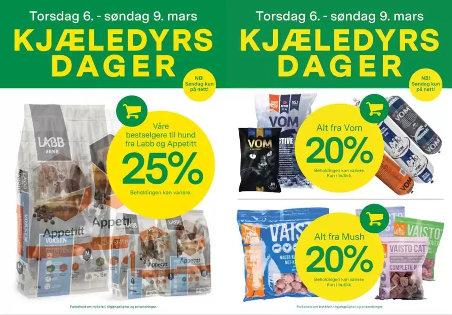 Kjæledyrsdager fra 4. mars til 16. mars 2025 - kundeavisside 6