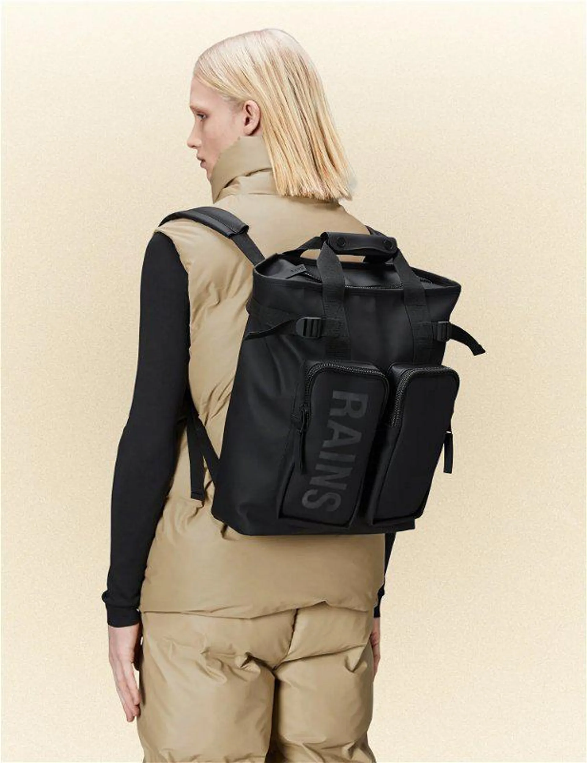 Texel Tote Backpack Black