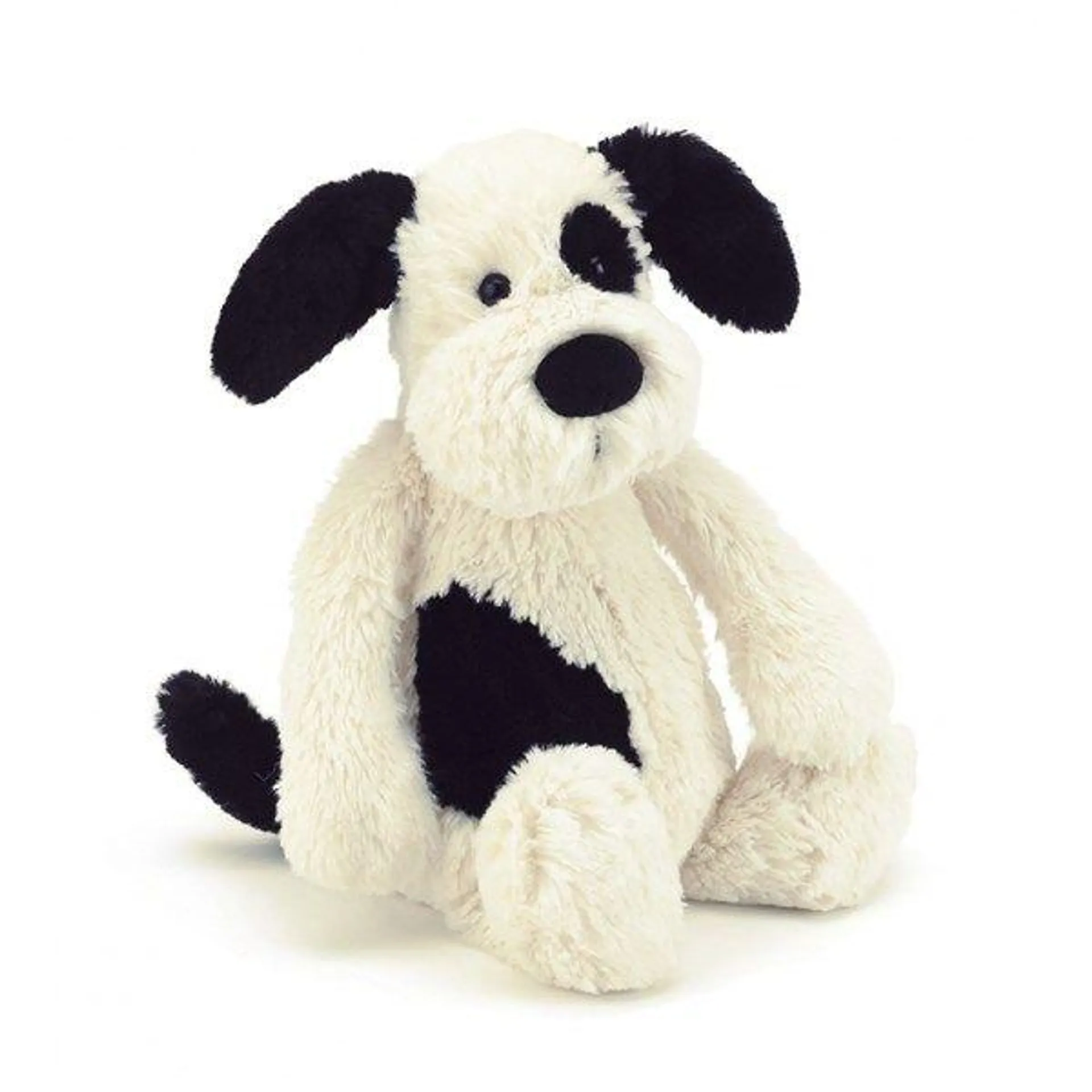 Hund Plysj 31Cm Black&Cream Puppy Bashful