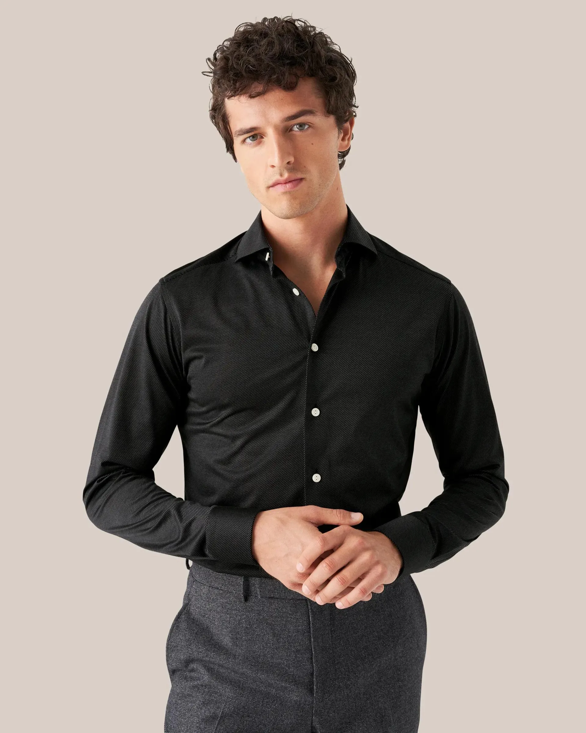 Black King Knit Shirt