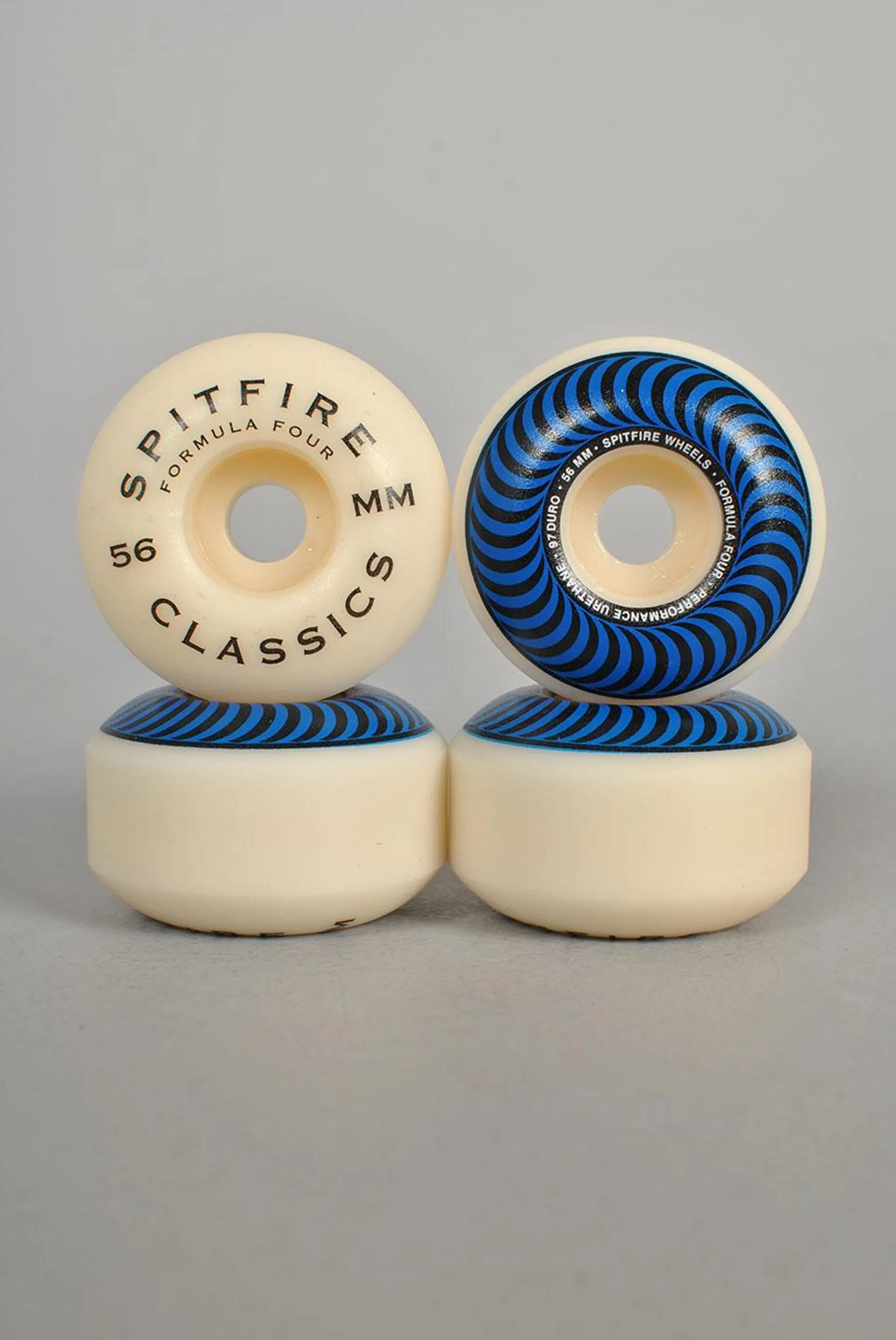 Spitfire Wheels F4 Classic Blue Swirls 56mm 97D