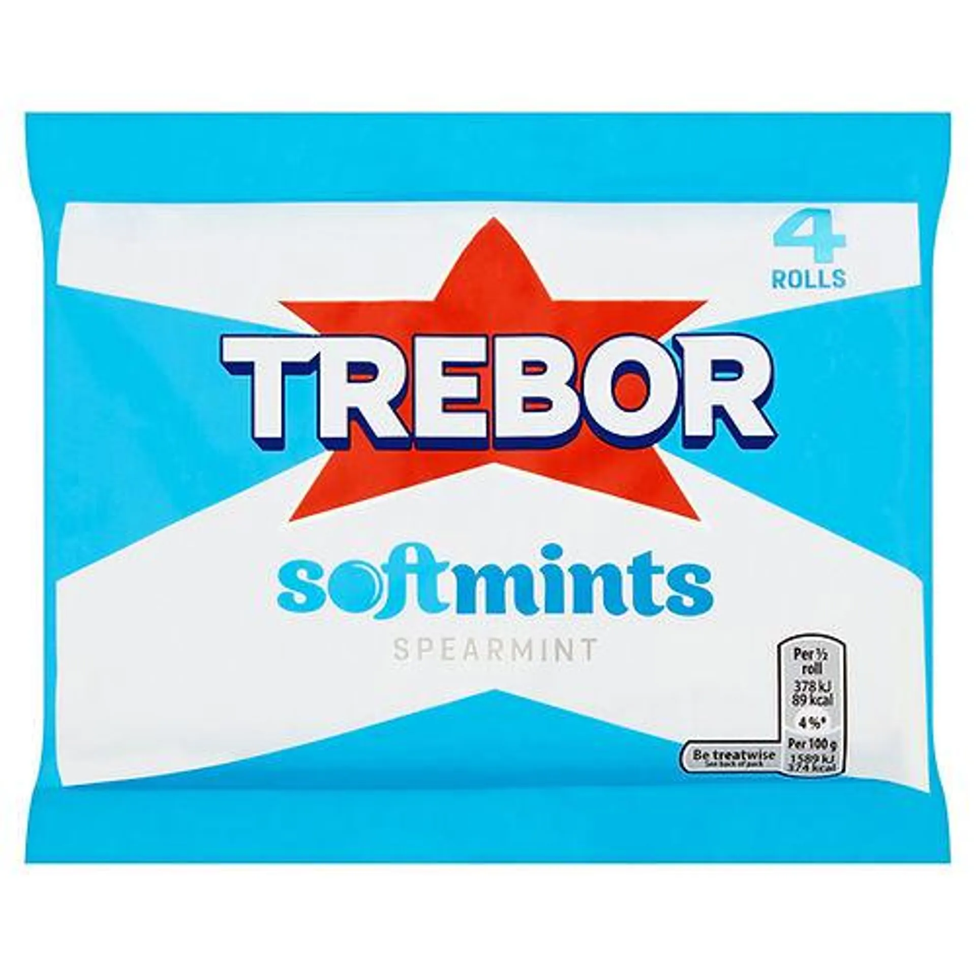 Trebor 4pk Spearmint Softmints