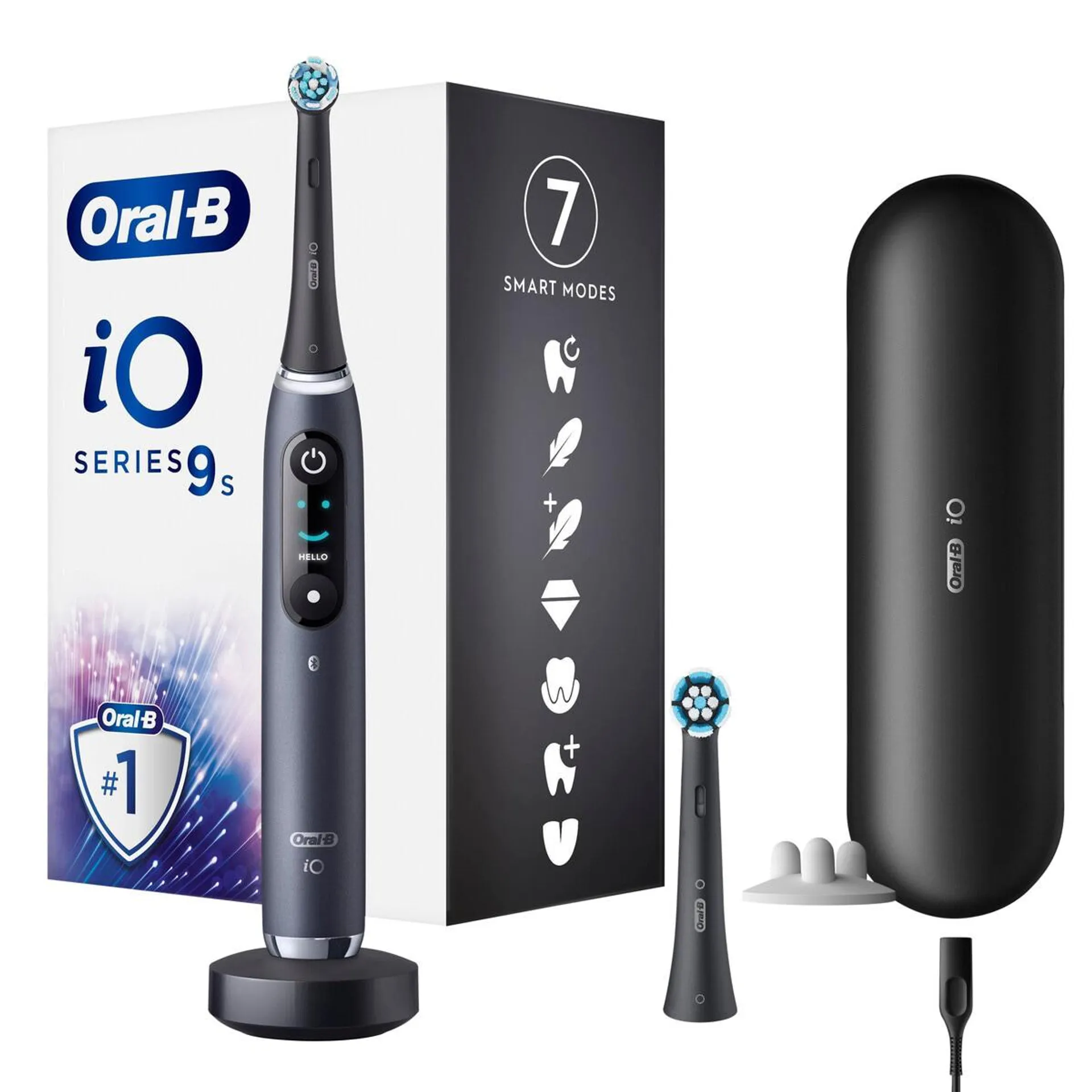 Oral-B iO 9s elektrisk tannbørste, 7 innstillinger