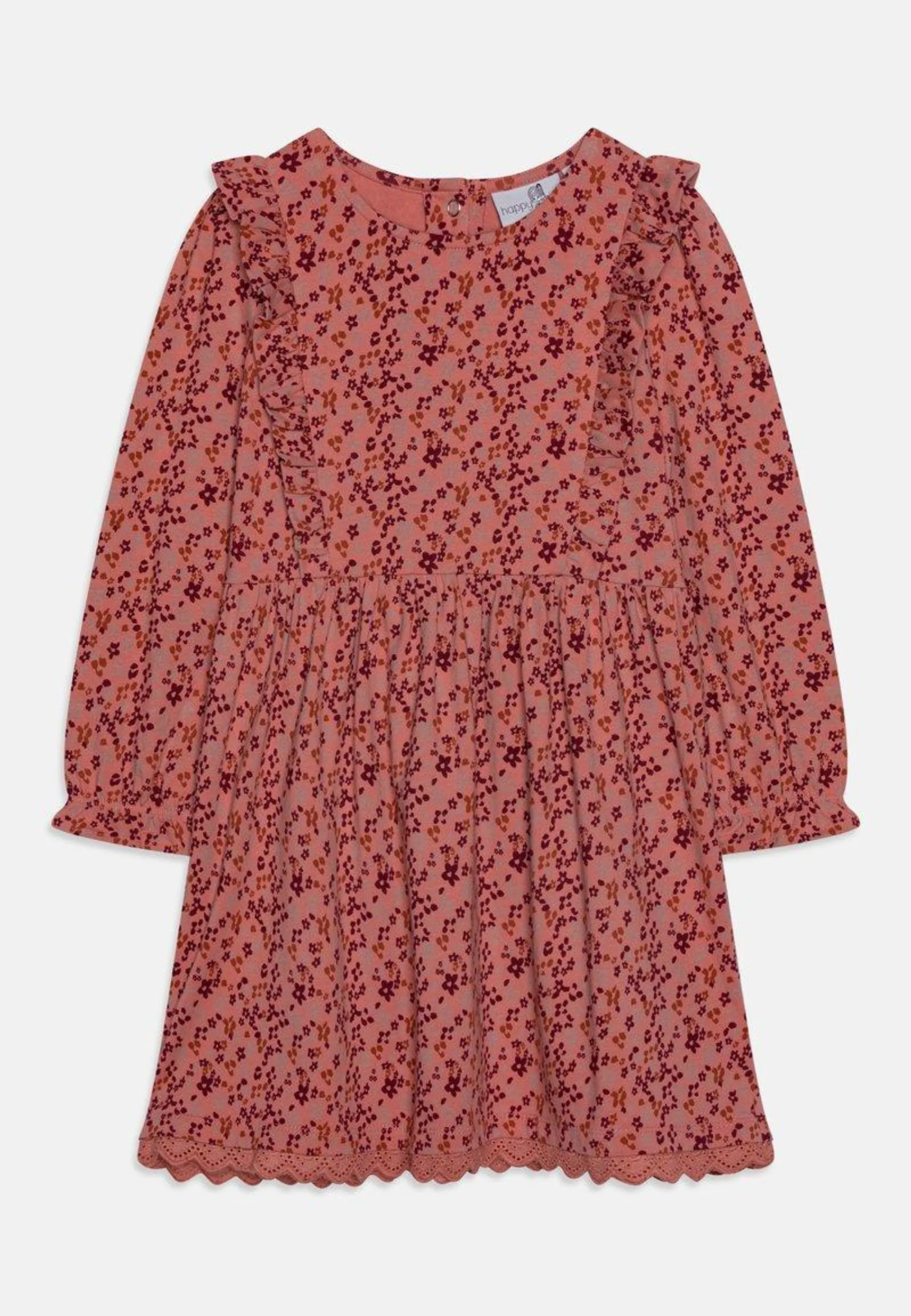 FLOWER PRINT DRESS WITH SWEET DETAILS - Jerseykjole