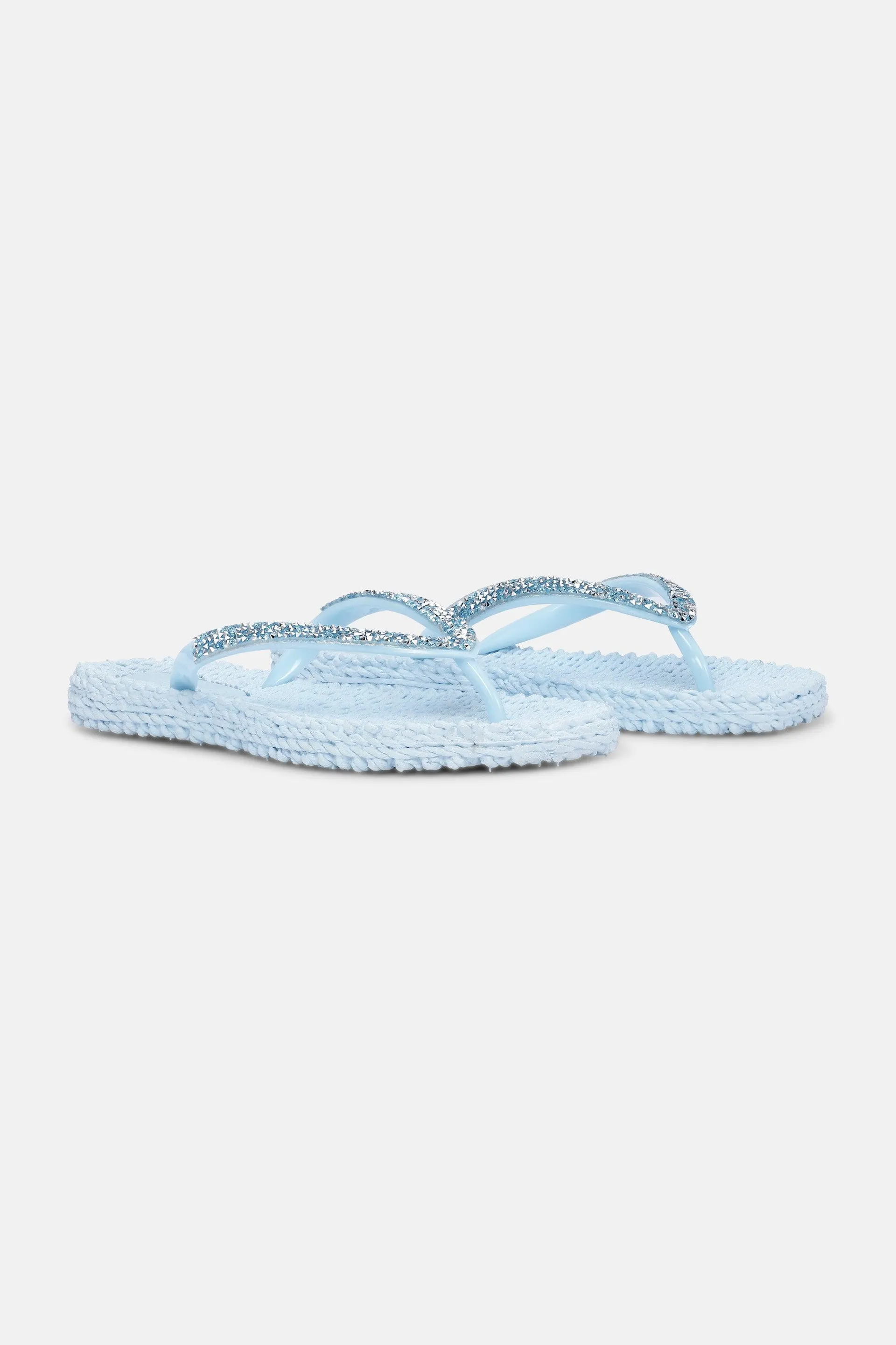 Flip Flop With Glitter - Blue Bell