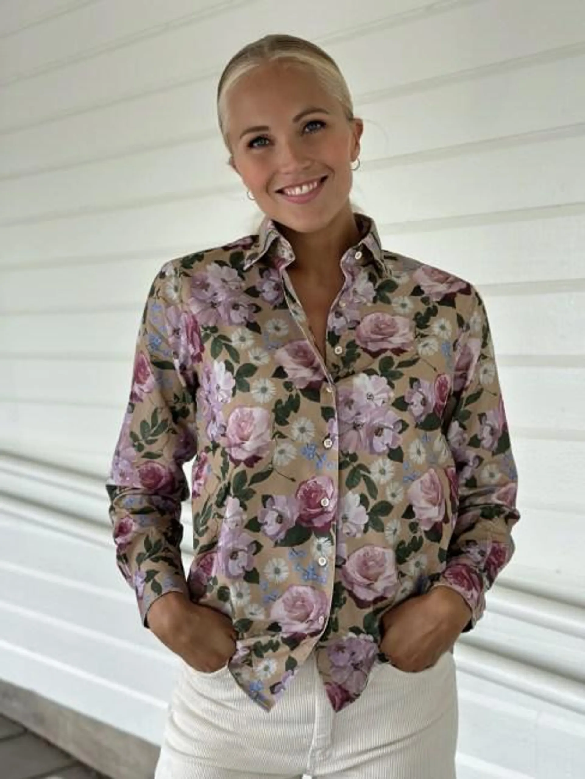 Siri Shirt Cord Pink 38