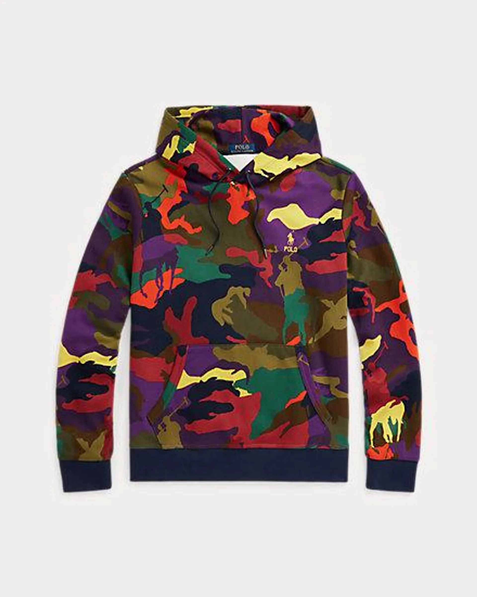 Polo Pony Camo Double-Knit Hoodie