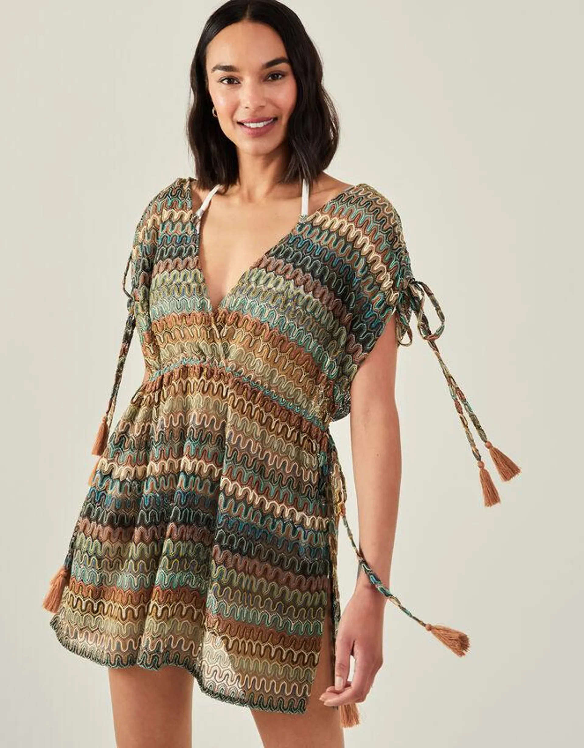 Crochet Kaftan Natural