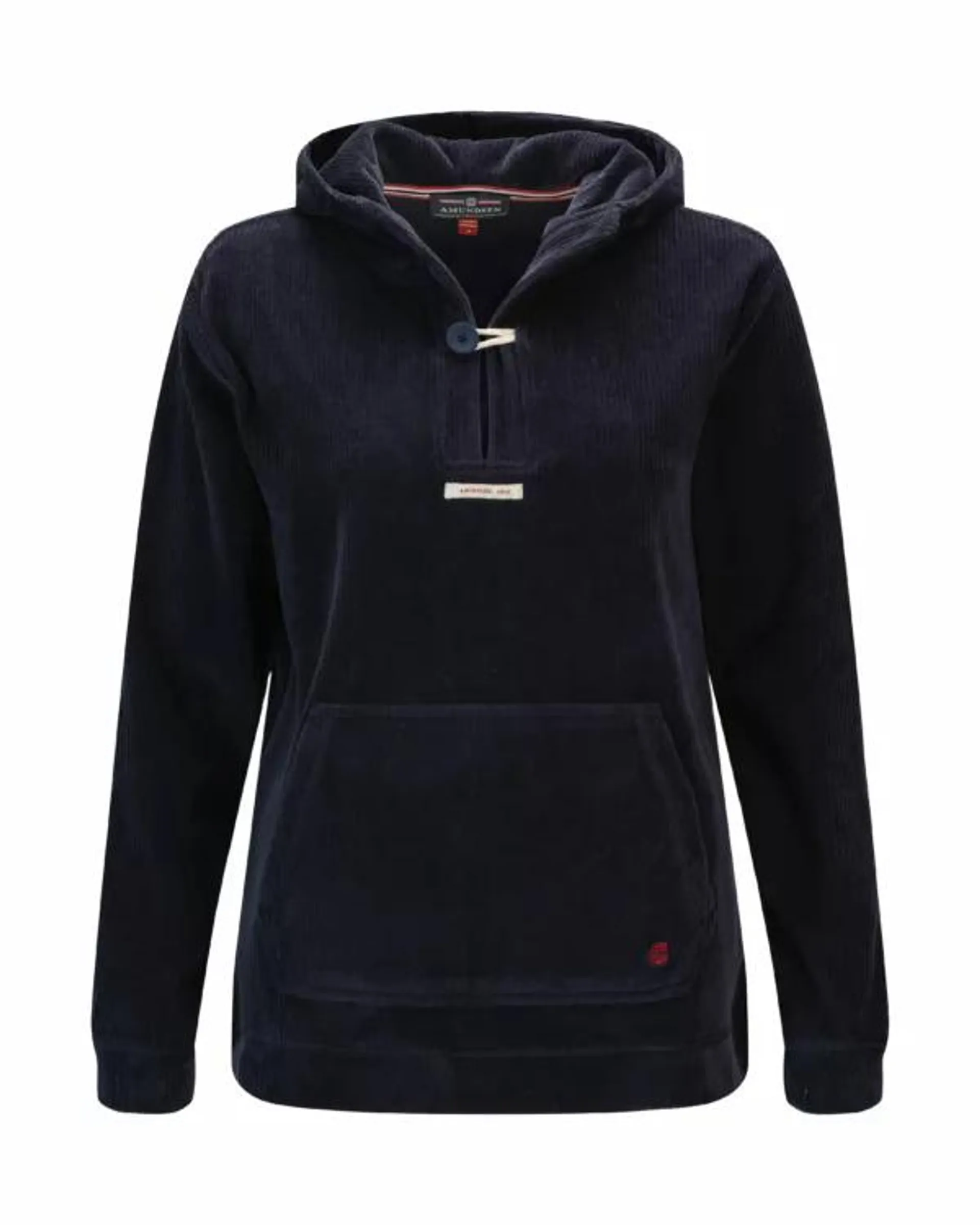 Amundsen Comfy Cord Hood Womens Faded Navy