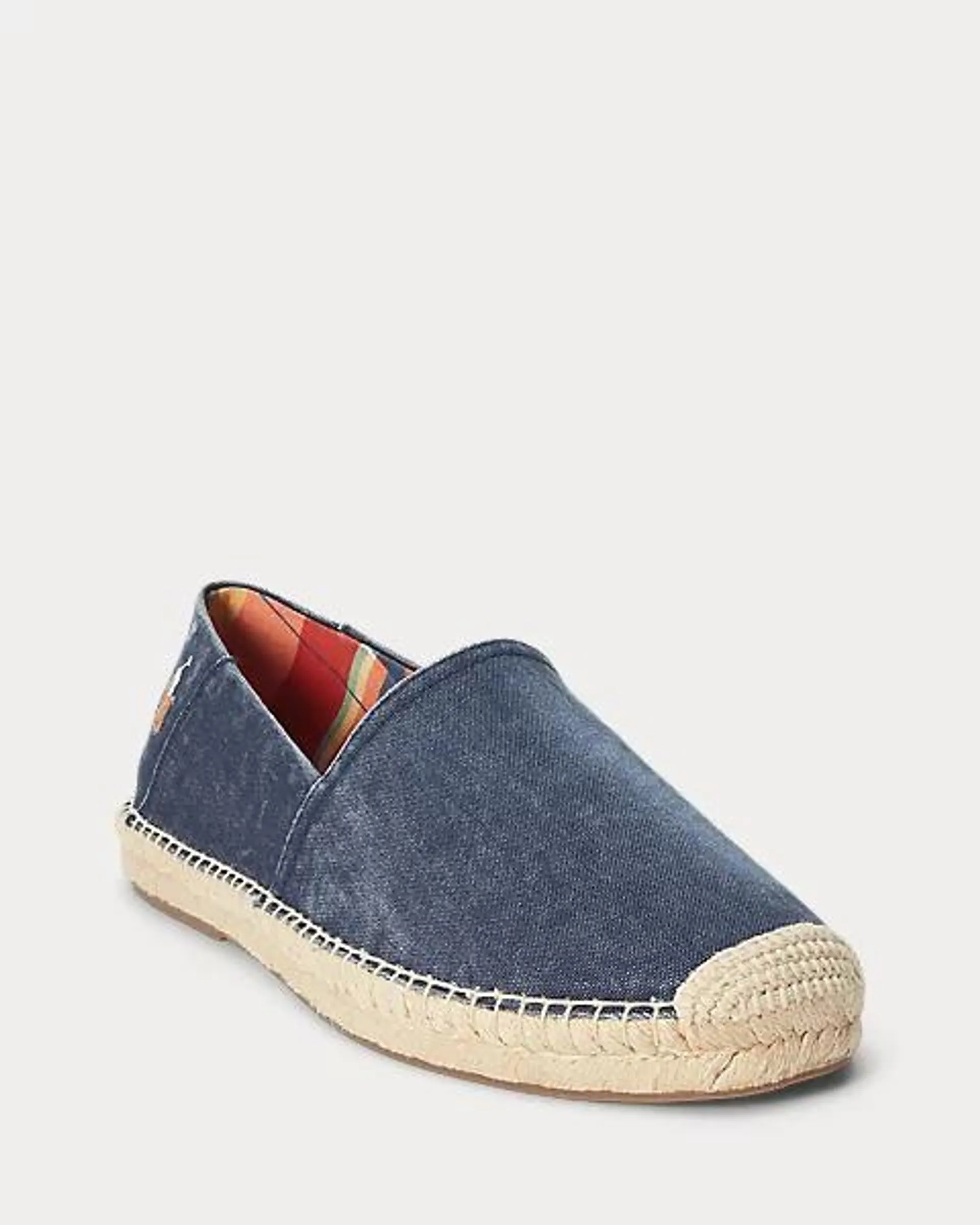 Cevio Washed Canvas Espadrille