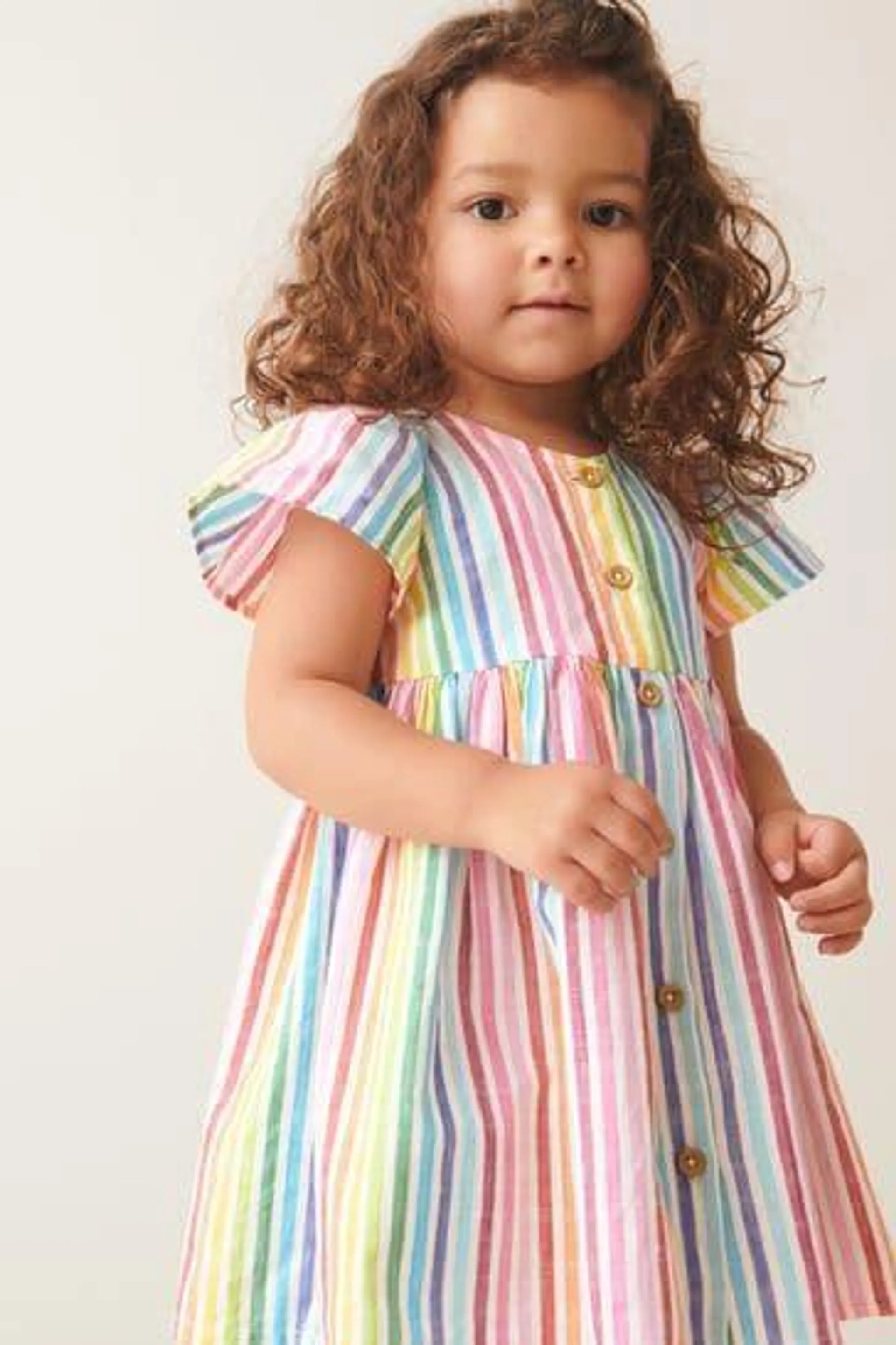 Cotton Button Up Dress (3mths-8yrs)