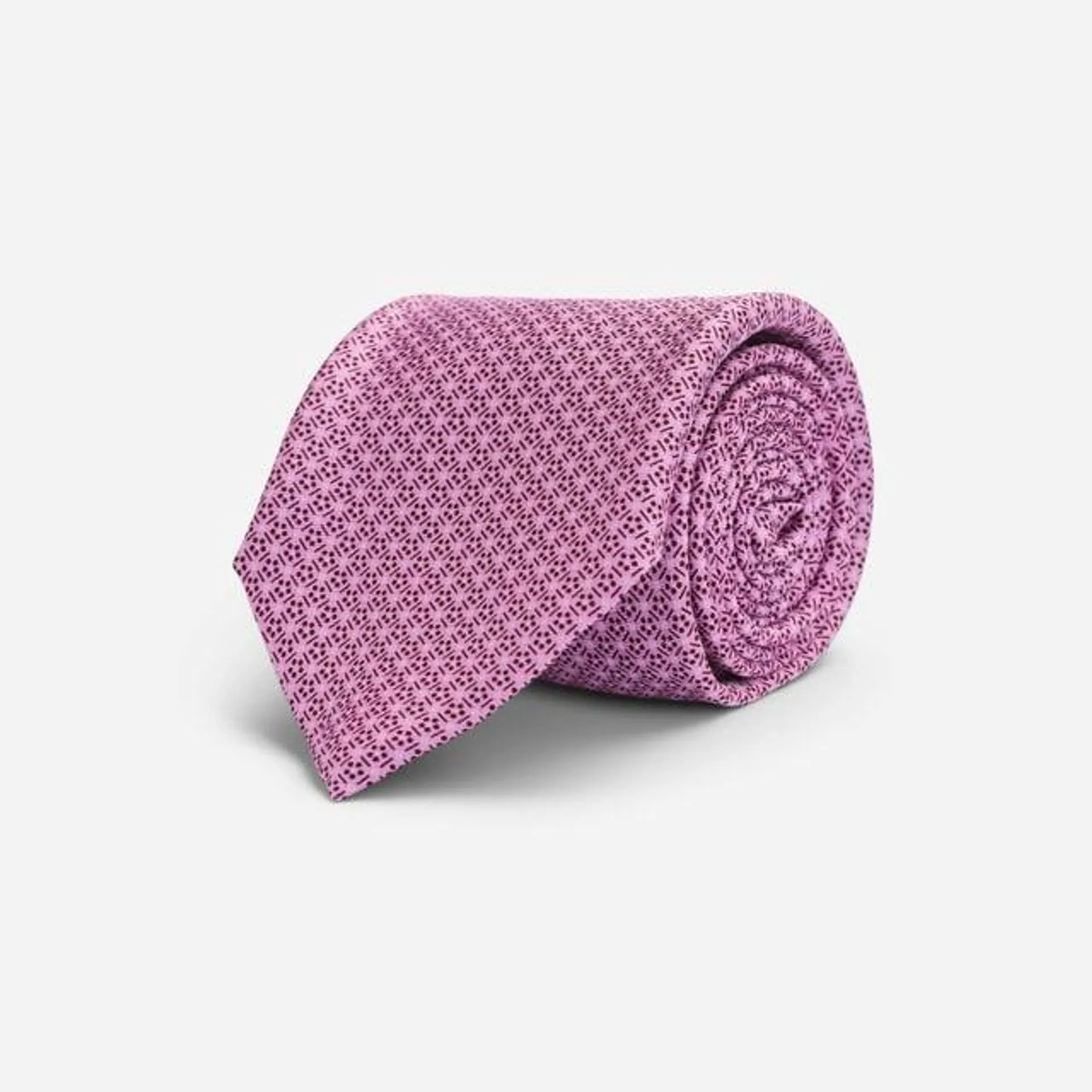 Tie Silk - Medium Pnk Fancy