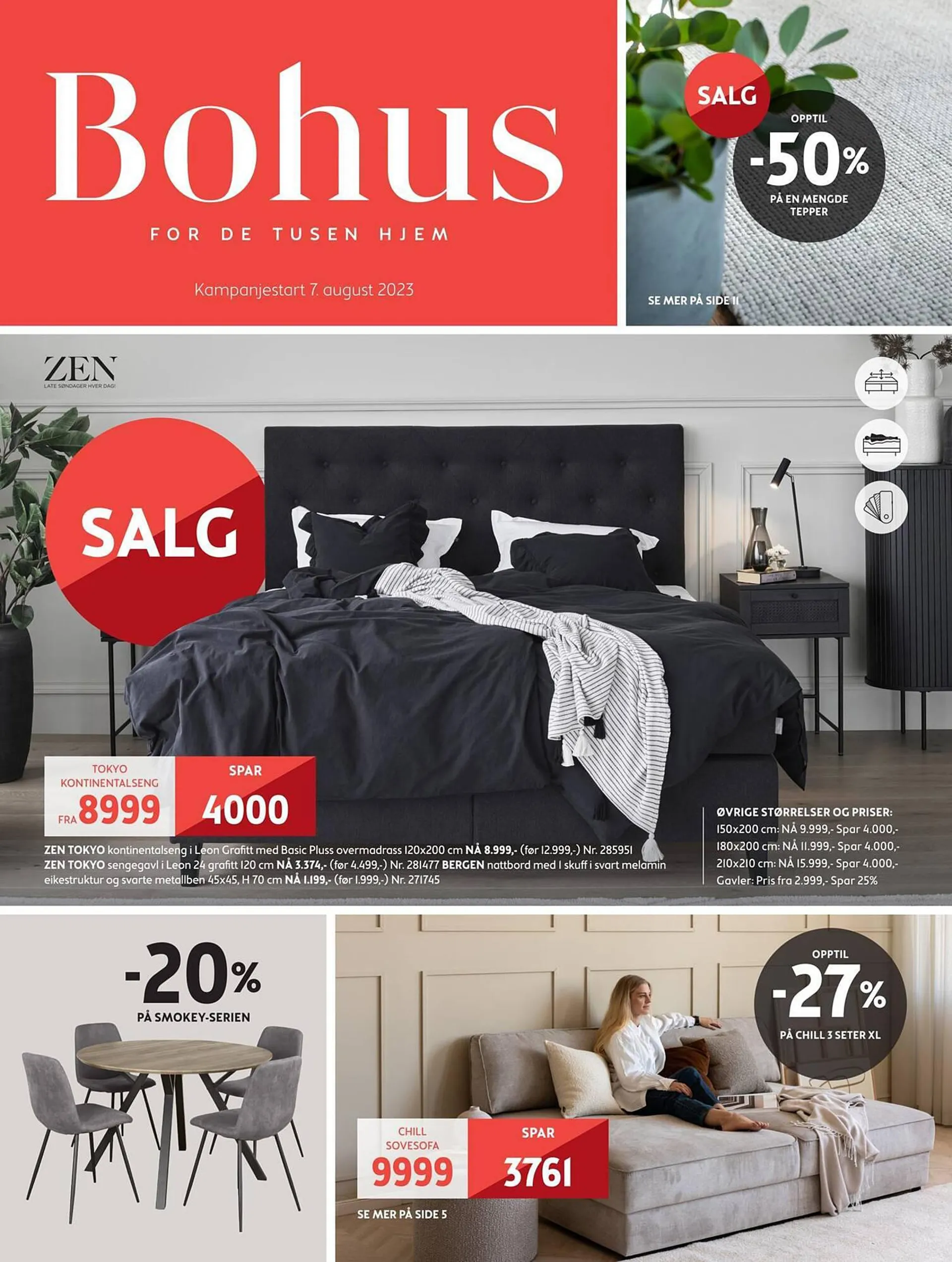 Bohus Kundeavis fra 6. august til 10. september 2023 - kundeavisside 1