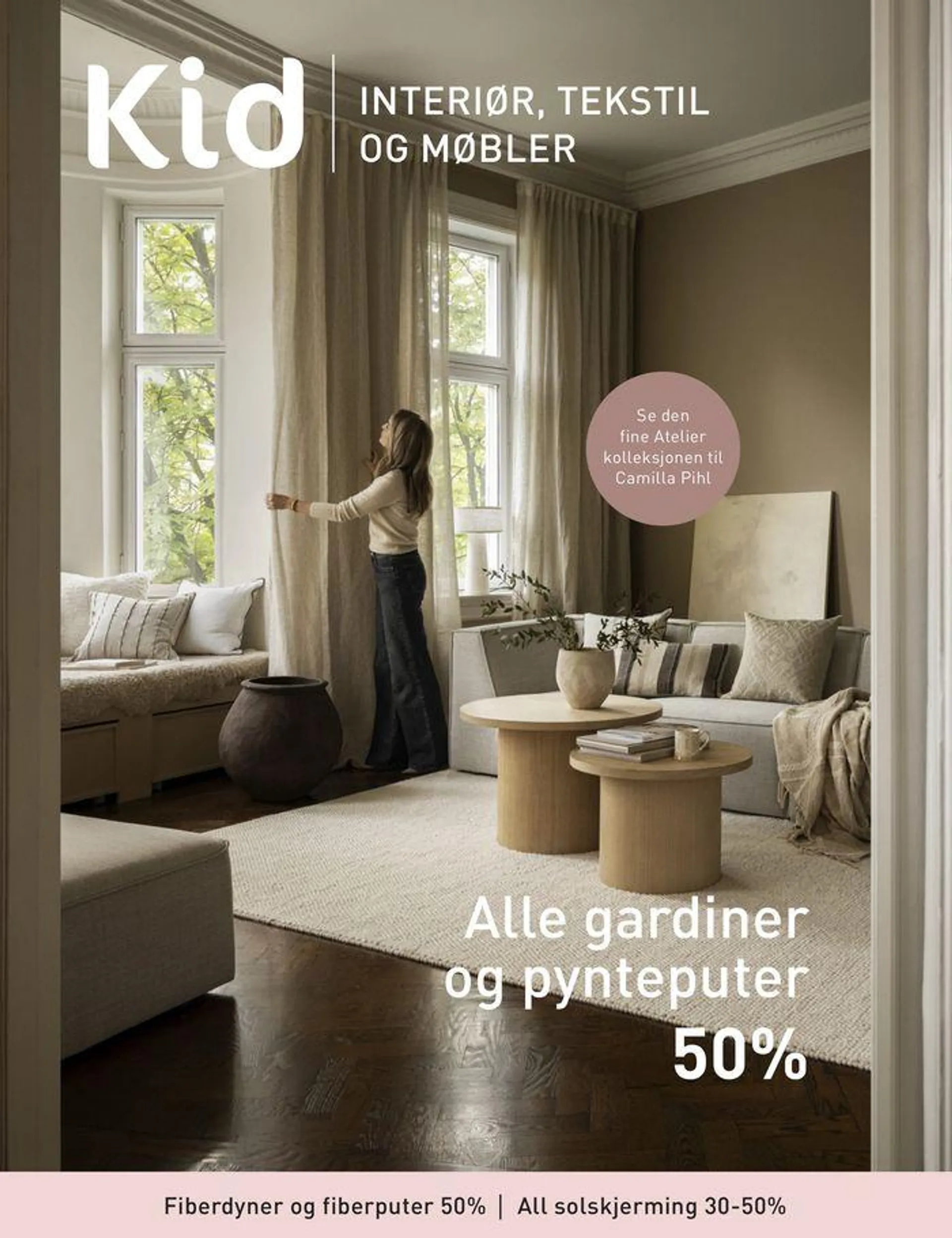 Alle gardiner og pynteputer 50% - 1