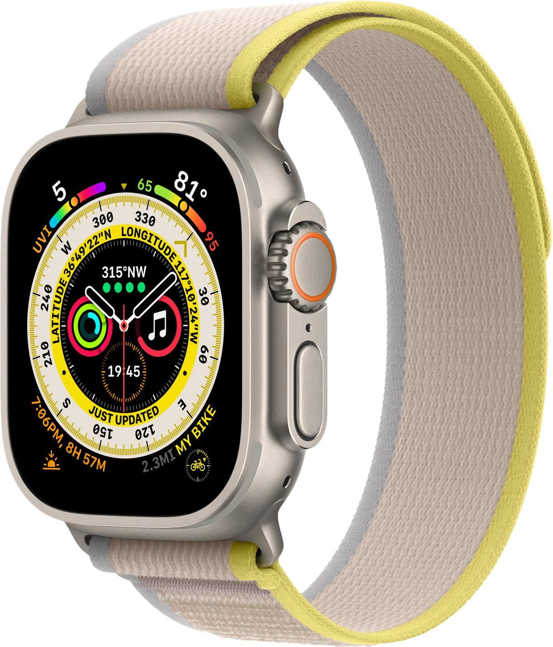 Apple Watch Ultra Titan Trail Loop M/L beige