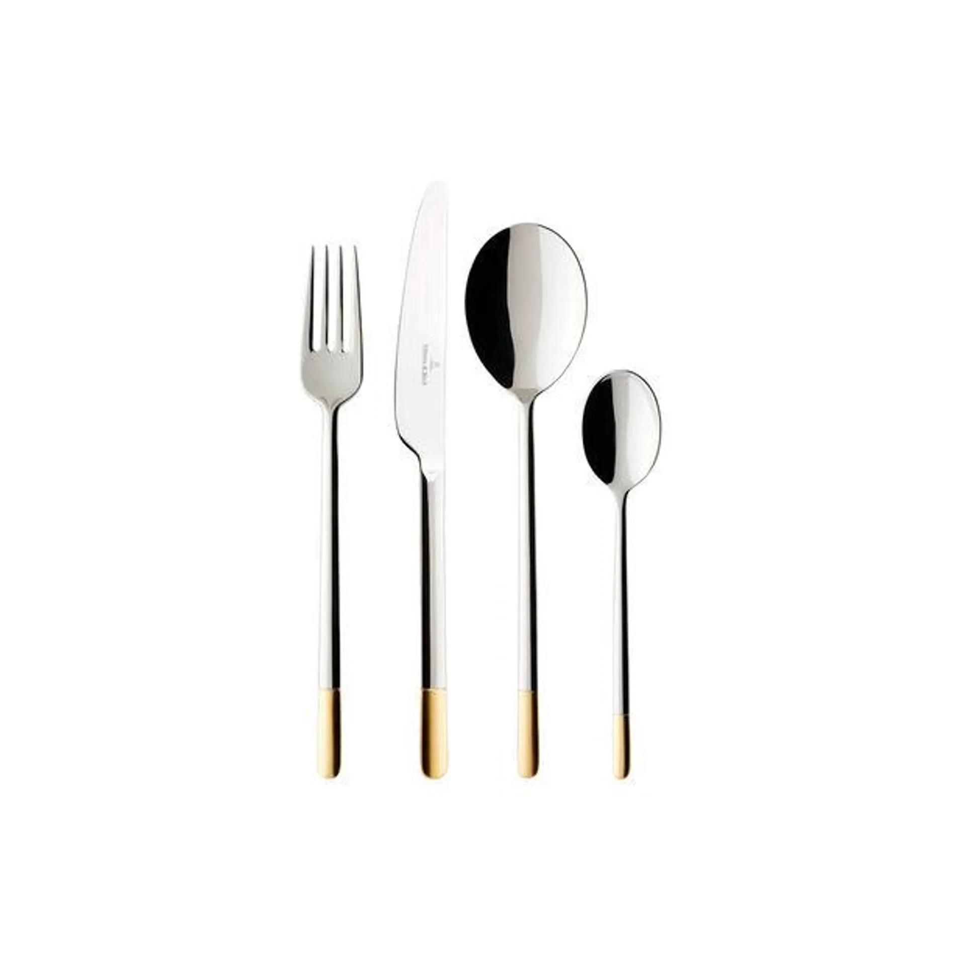 Ella partially gold-plated table cutlery 24 pieces 42 x 27 x 5 cm