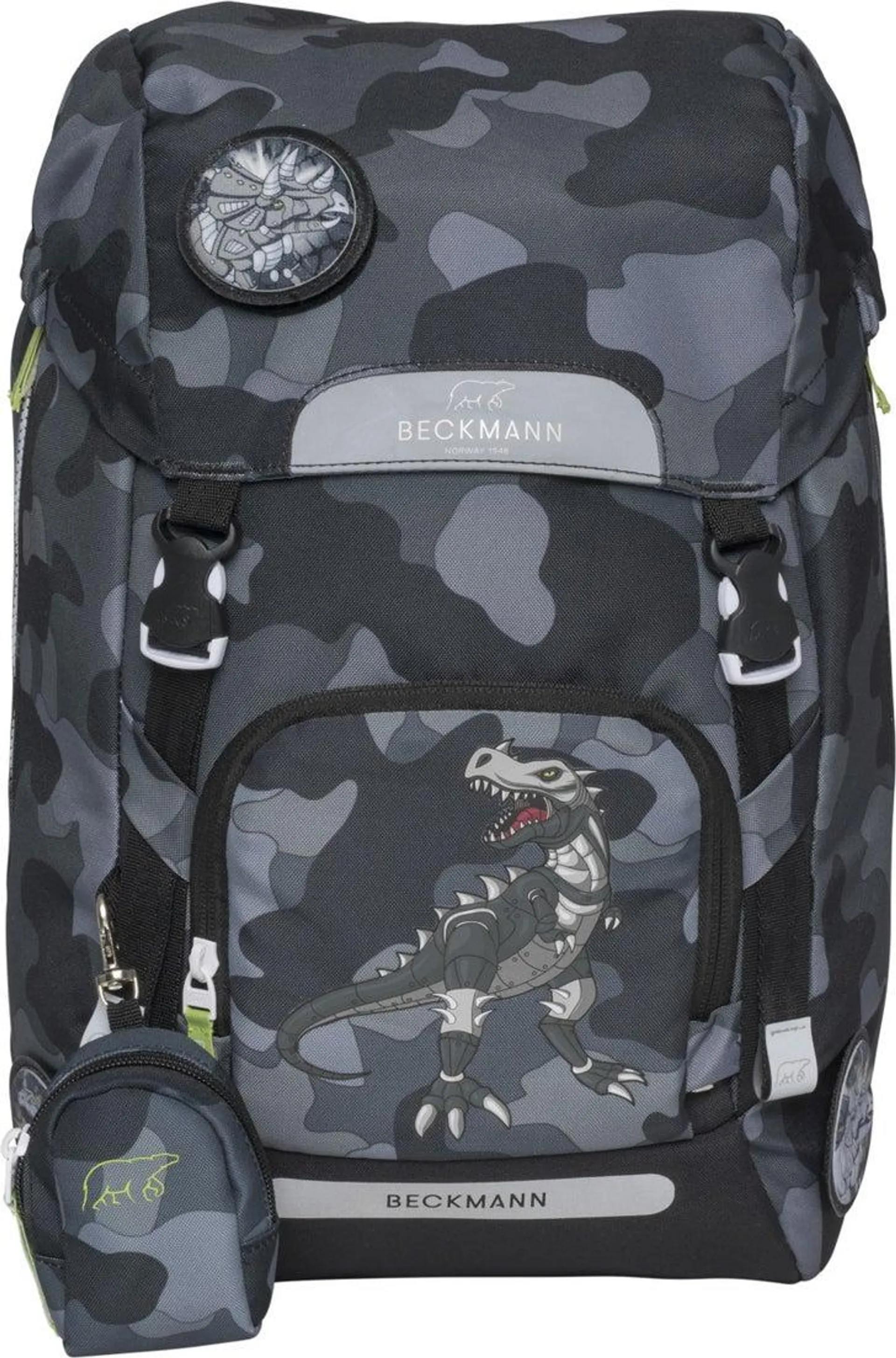 Skolesekk 1.kl Camo Rex Classic Maxi 28L - Beckmann