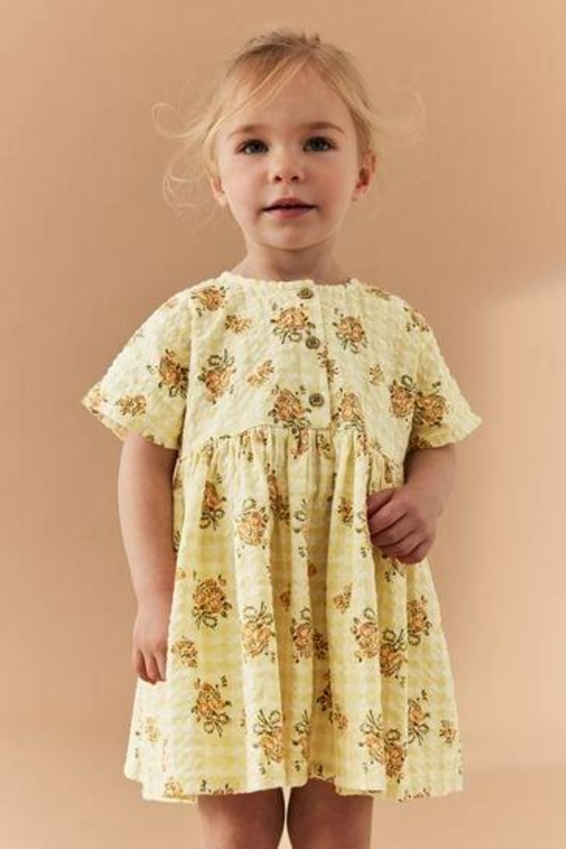 Relaxed Cotton Dress (3mths-8yrs)