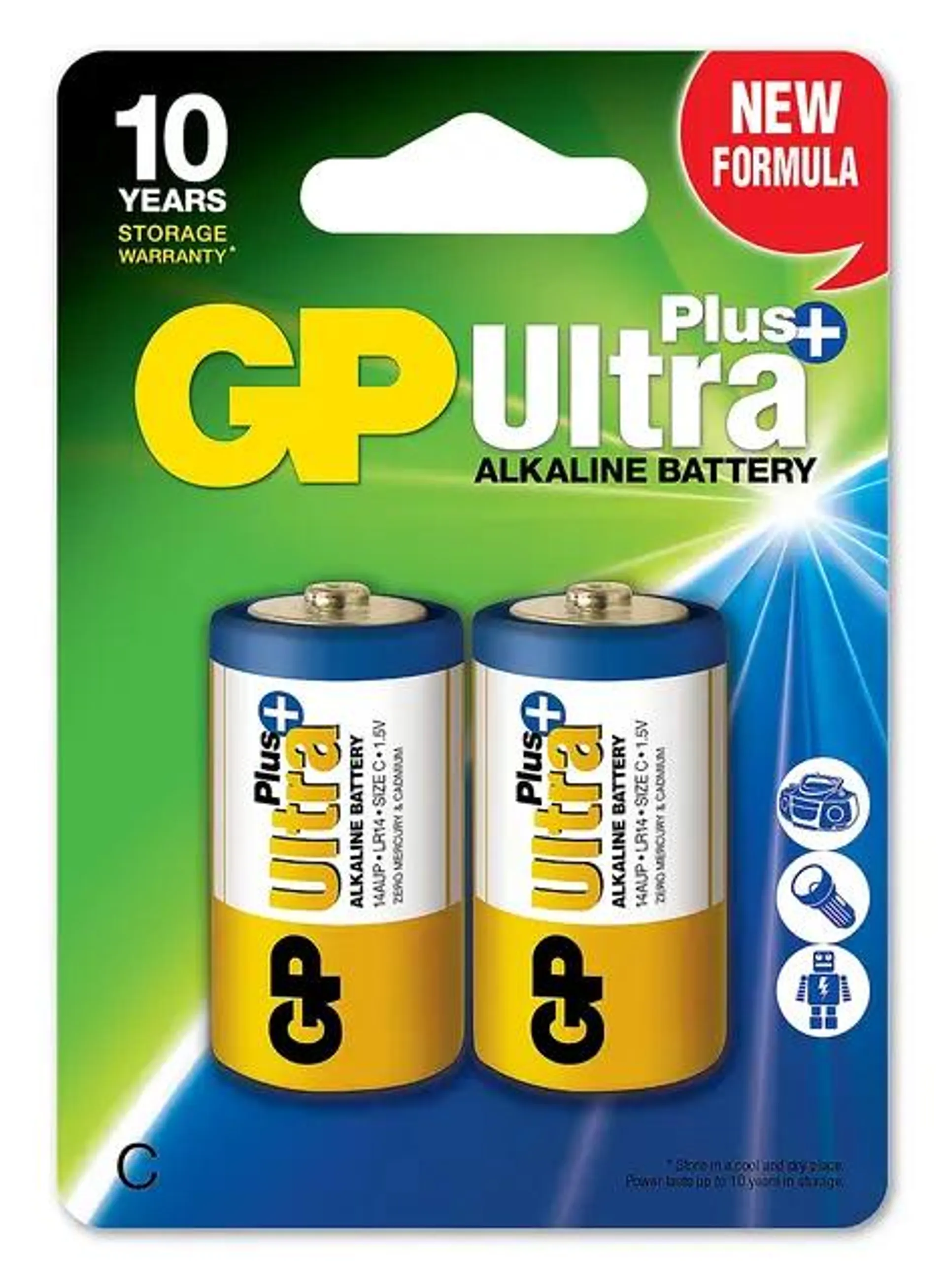 GP Ultra Plus C-batteri