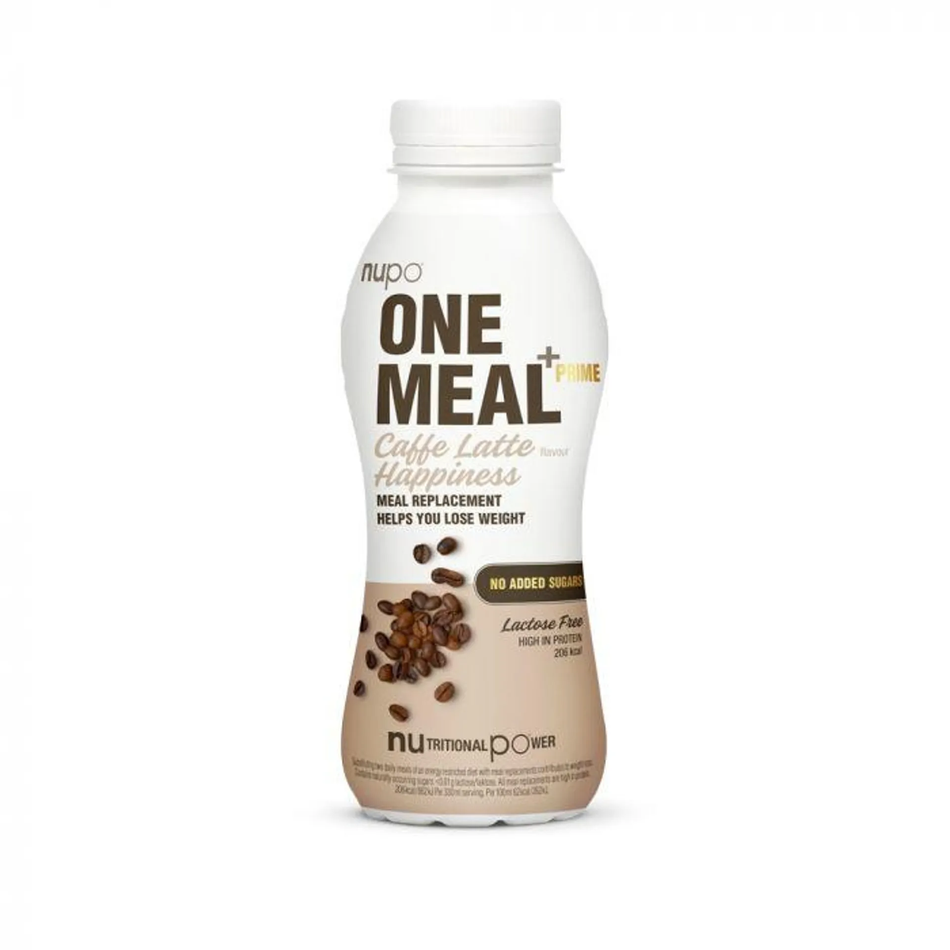 Nupo One Meal+Prime Drikkeklar Caffe Latte Happiness