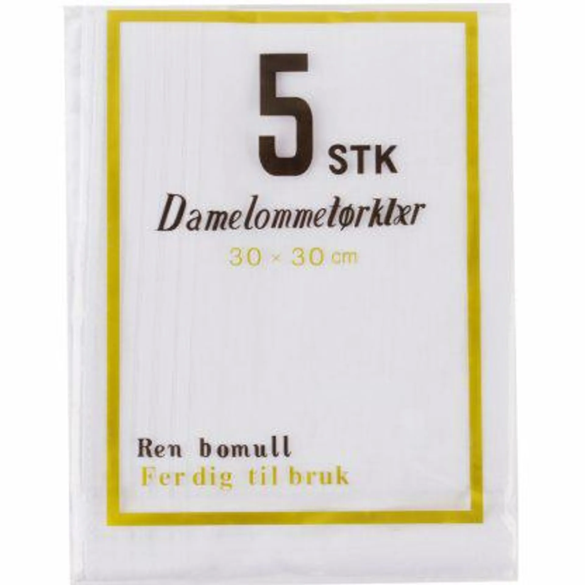 Home sweet home Lommetørkle 5 pk.