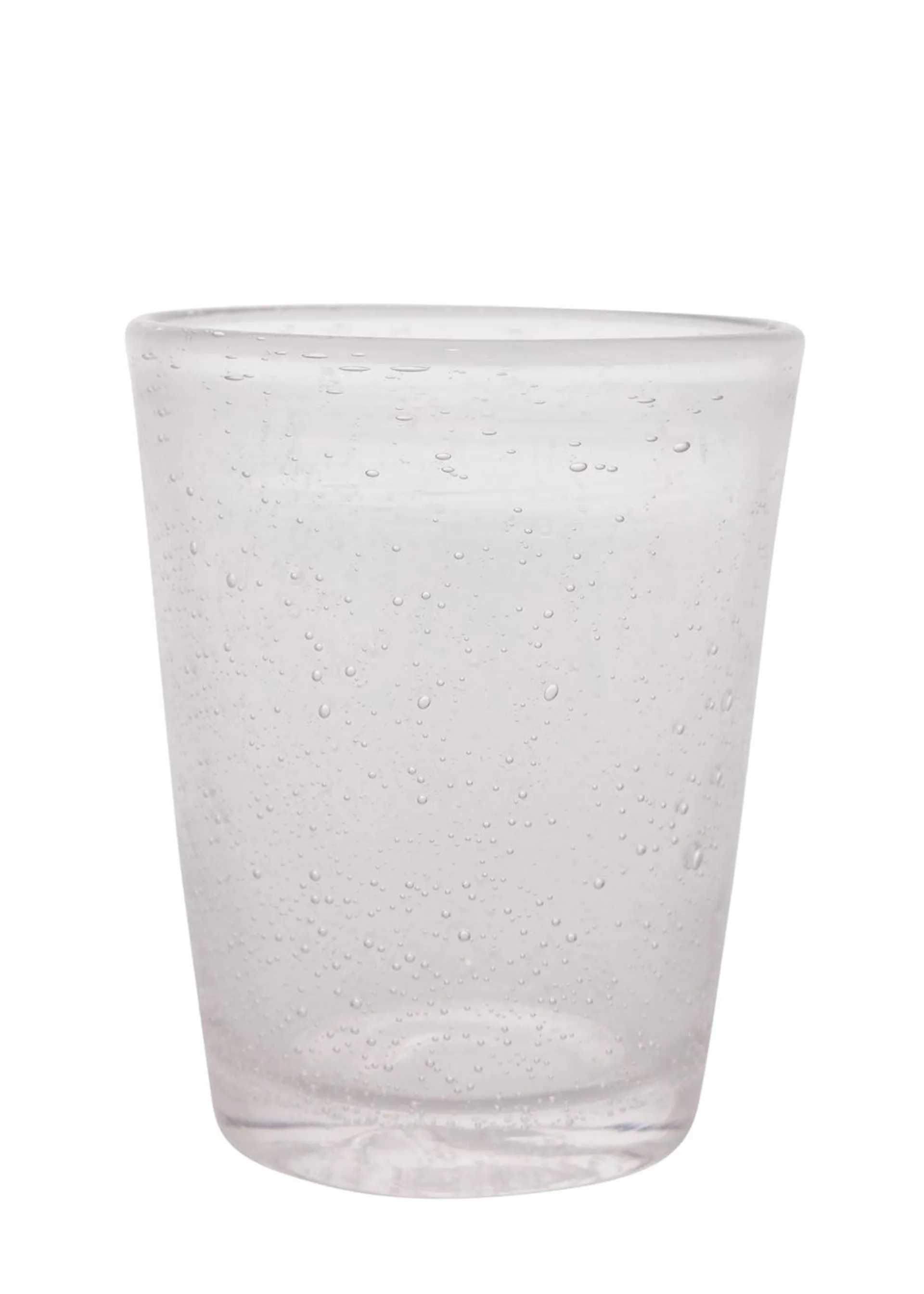 Glass with bubbles