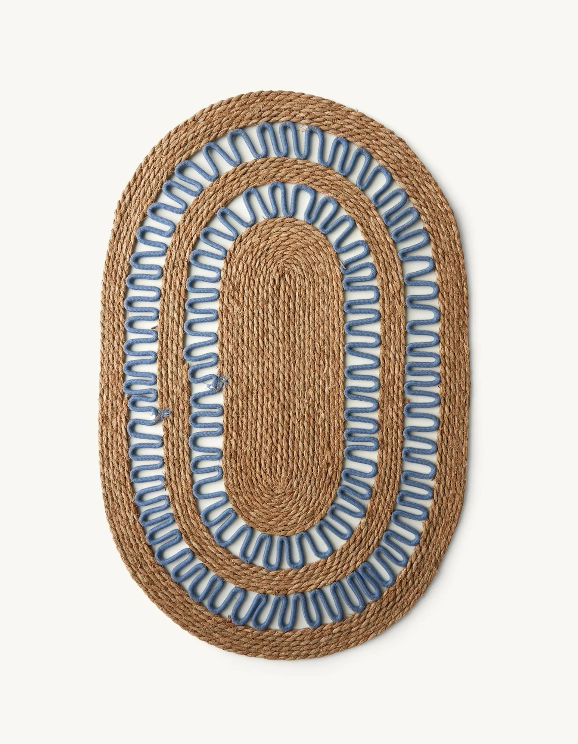 Gulvtæppe Dunhammer/bomuld. 90 x 60 cm.