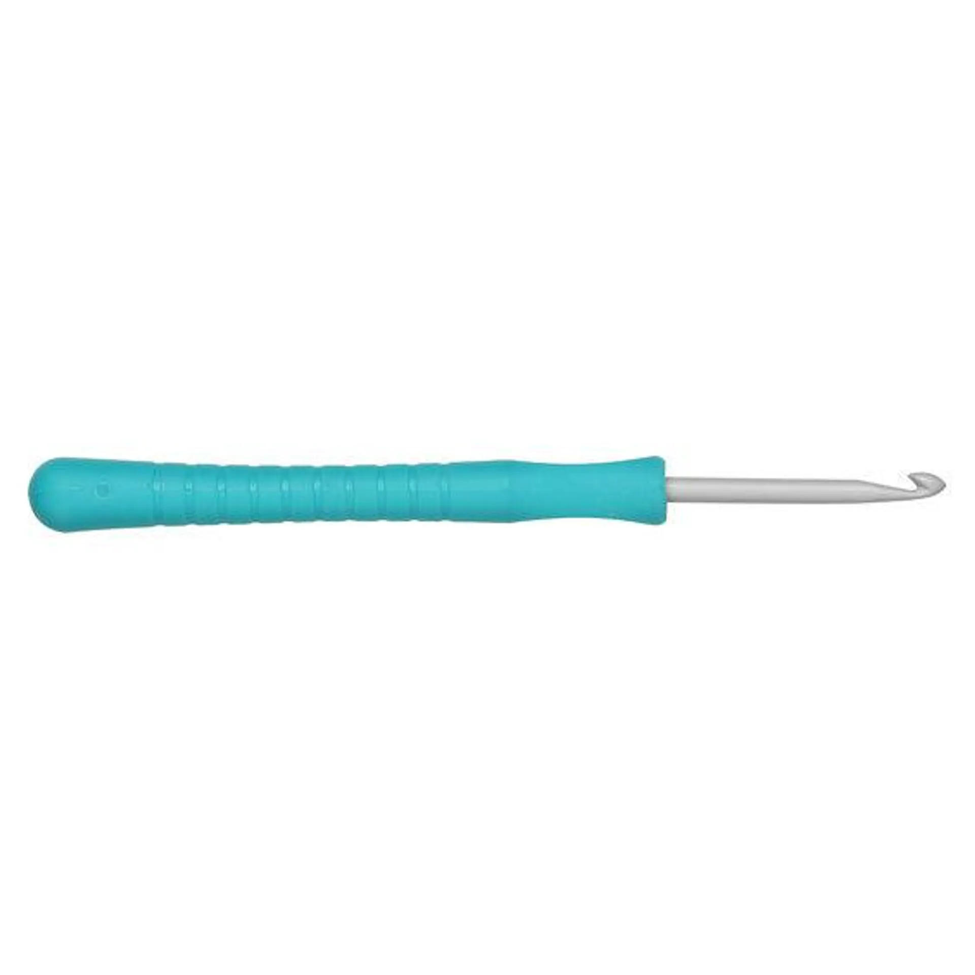 Heklenål Easy Grip, lengde 14 cm Ø4,0 mm –&nbsp;aluminium