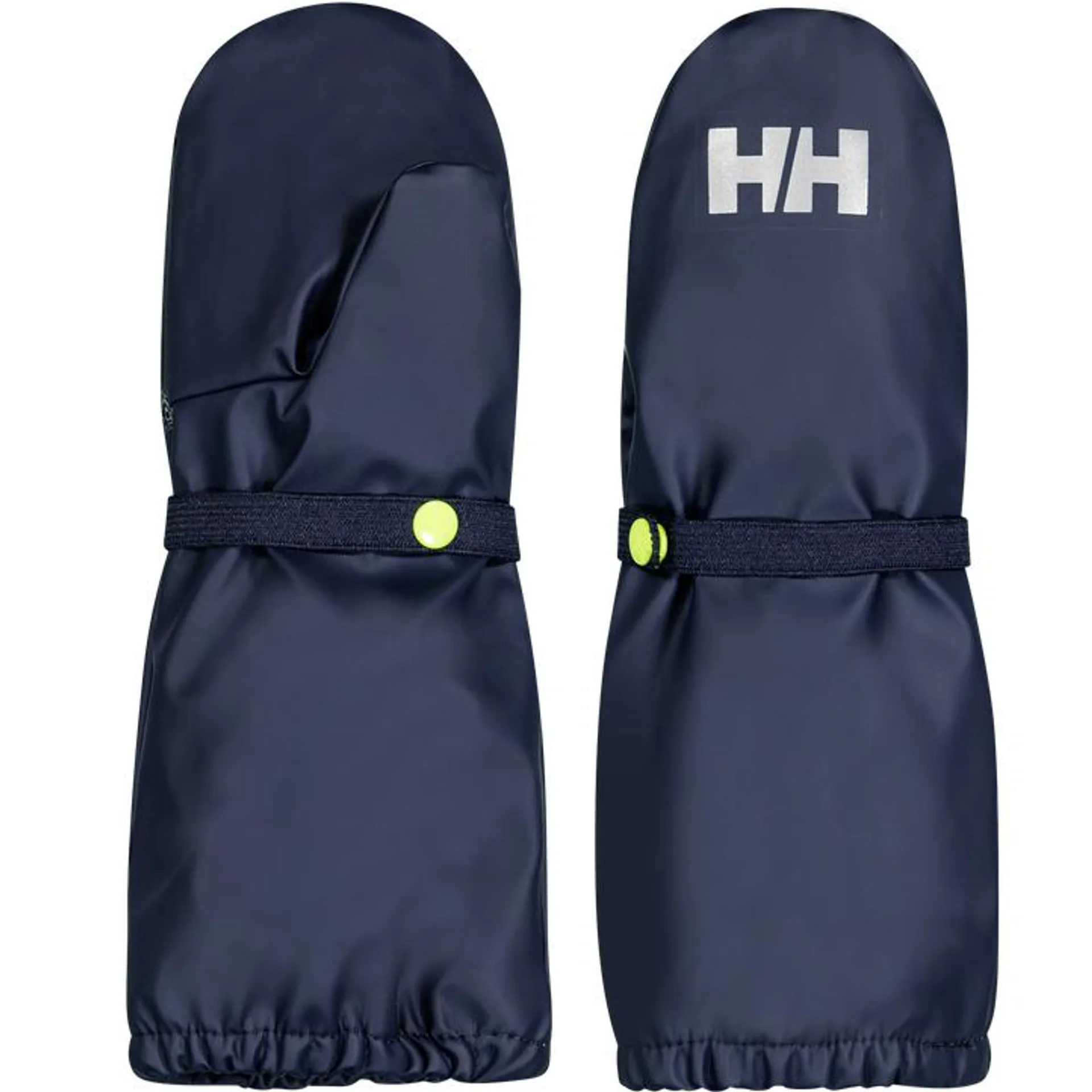 Bergen Fleece PU Mittens, votter barn, Mørk blå
