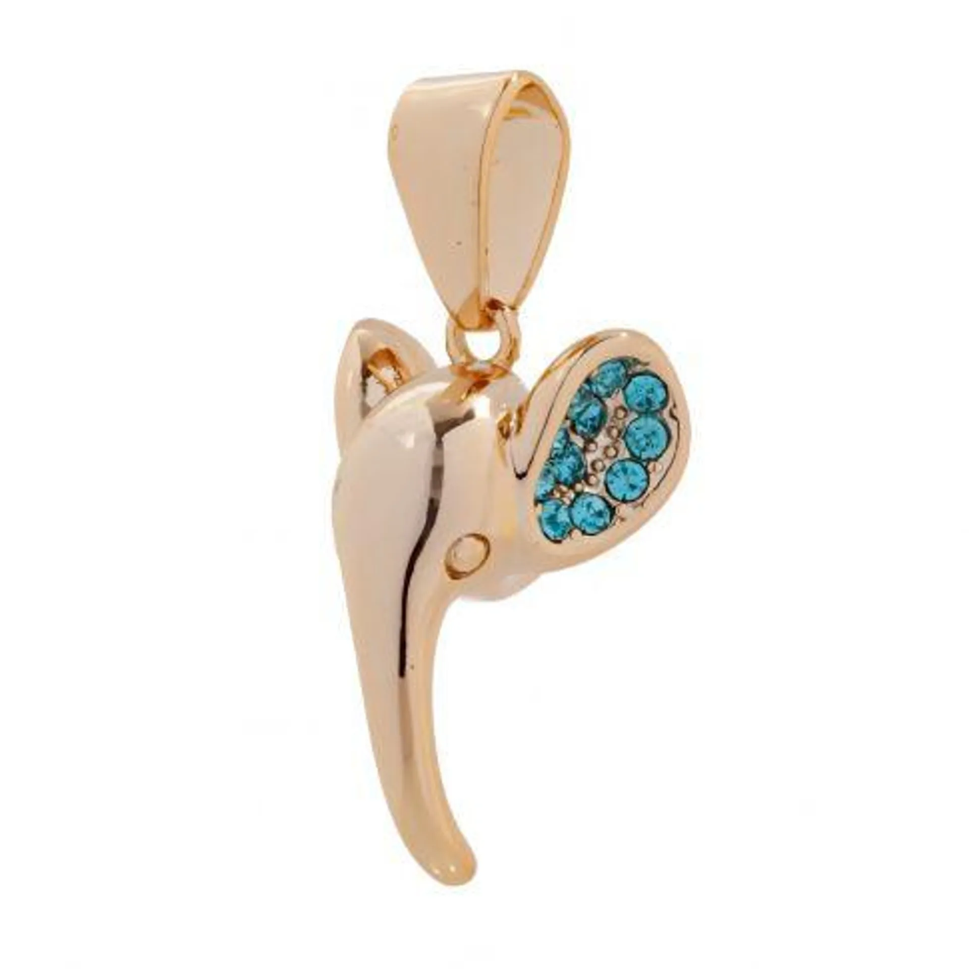 Elehead bling gold Aqua