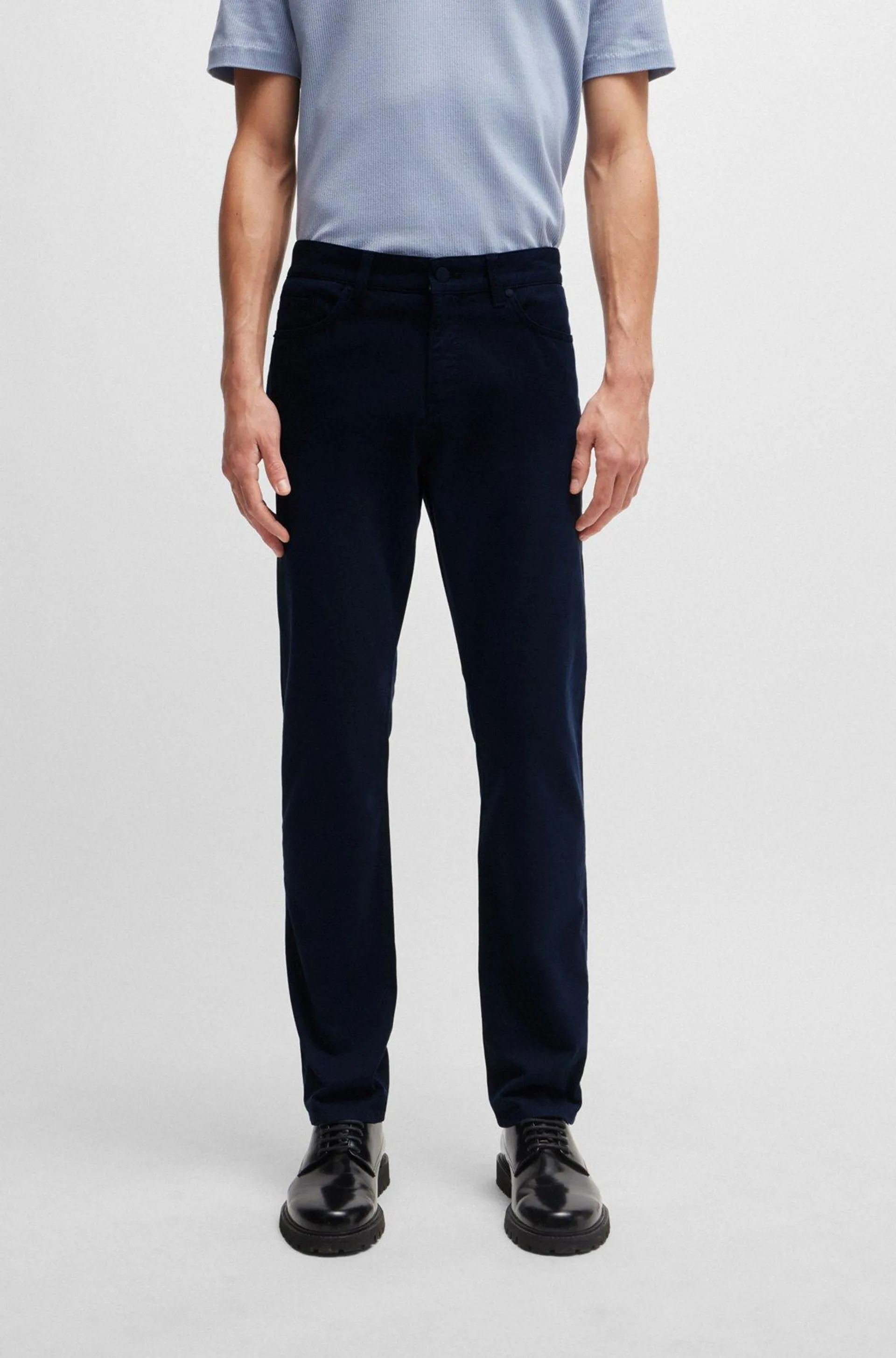 Delaware Slim-fit jeans in stretch-cotton gabardine