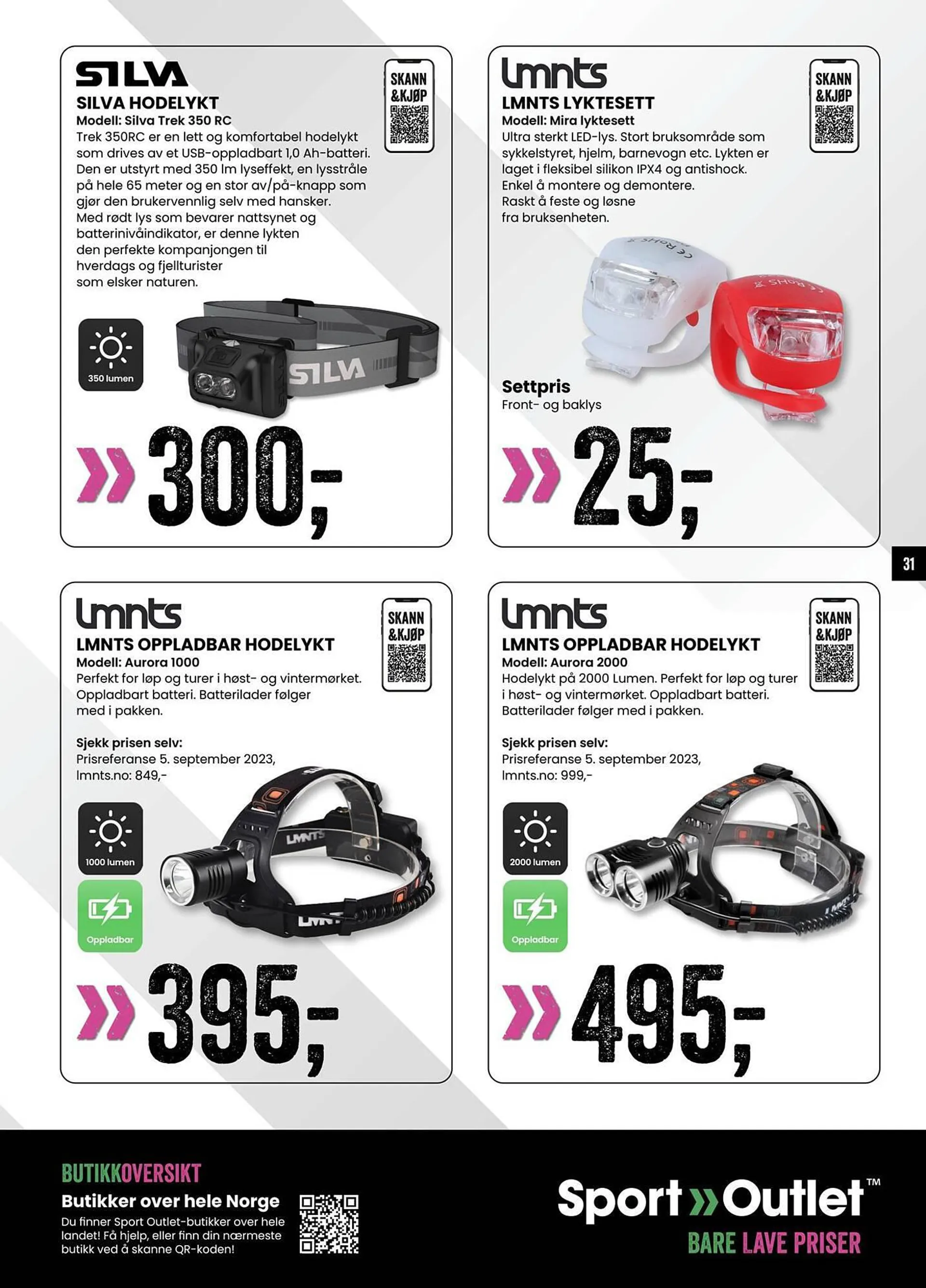 Sport Outlet Kundeavis fra 18. september til 23. september 2023 - kundeavisside 31