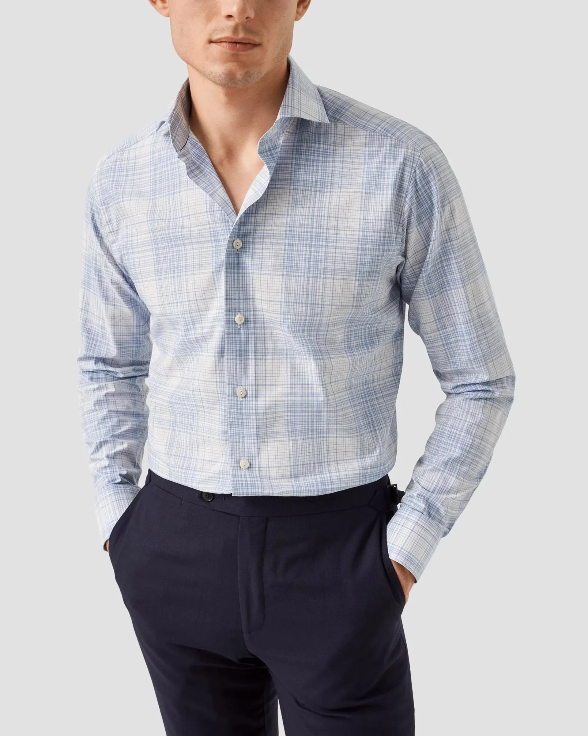 Checked Fine Twill Shirt