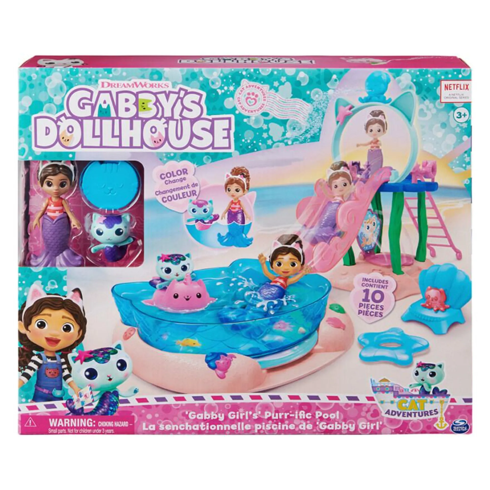 Gabby's Dollhouse Pool Playset